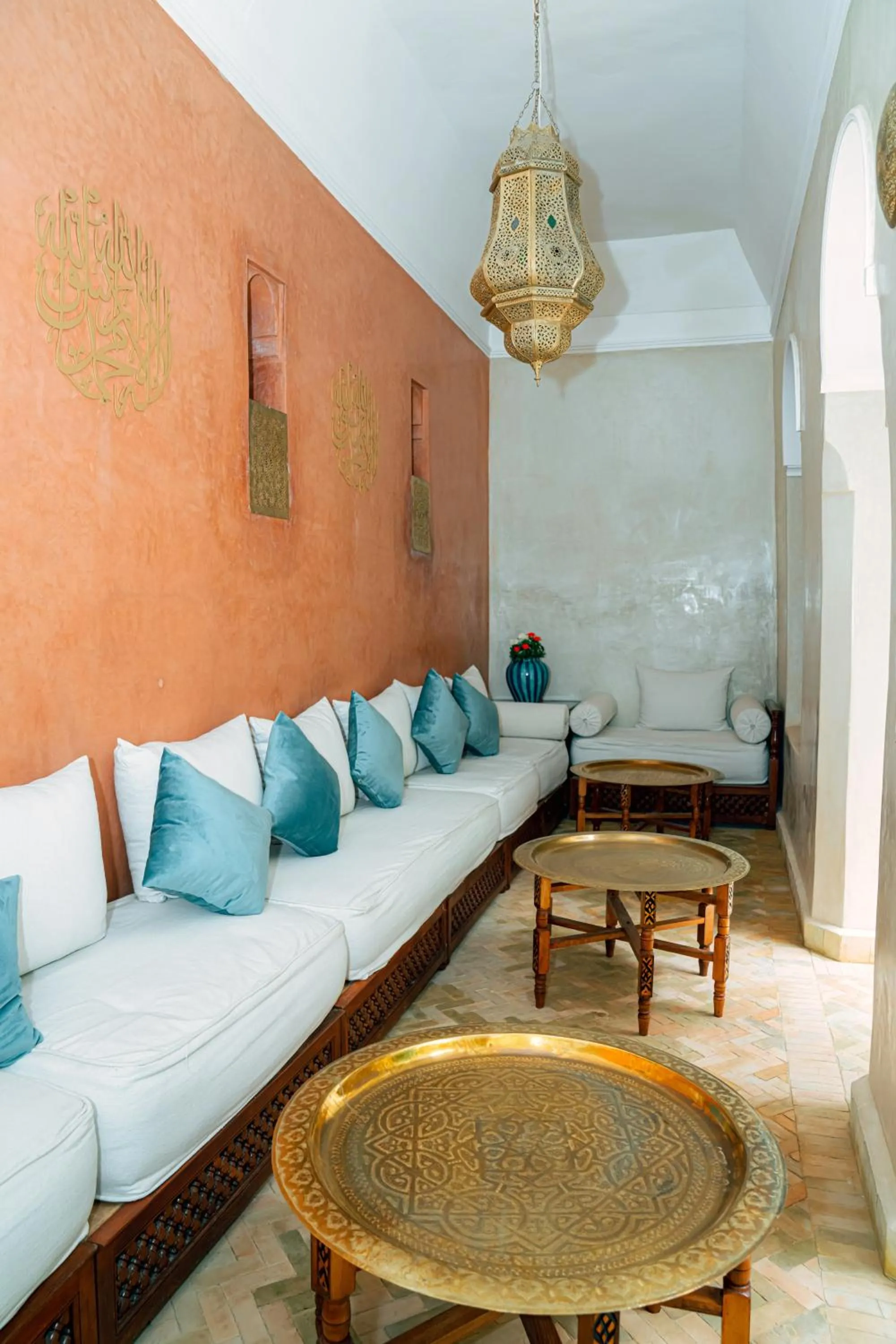 Living room, Bed in Riad Dar Zaouia