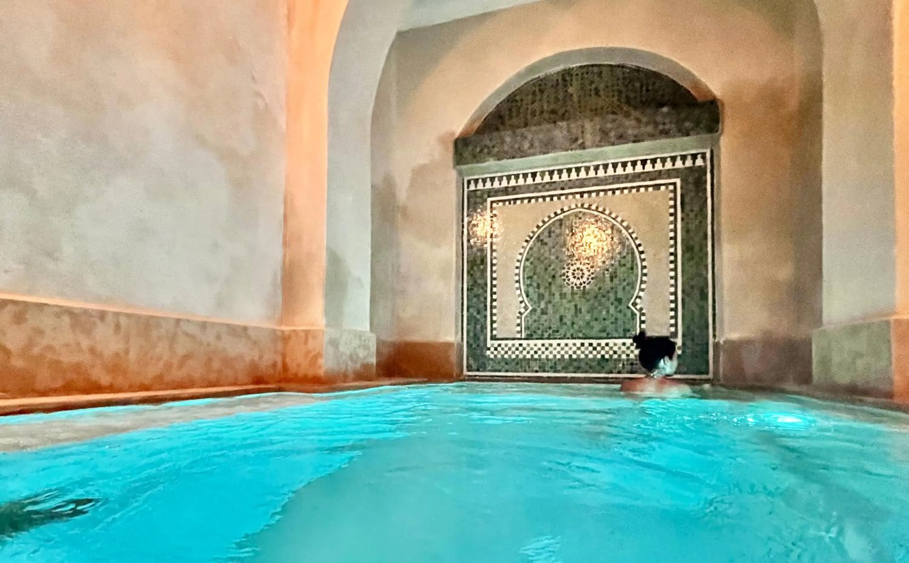 Pool view in Riad Dar Zaouia