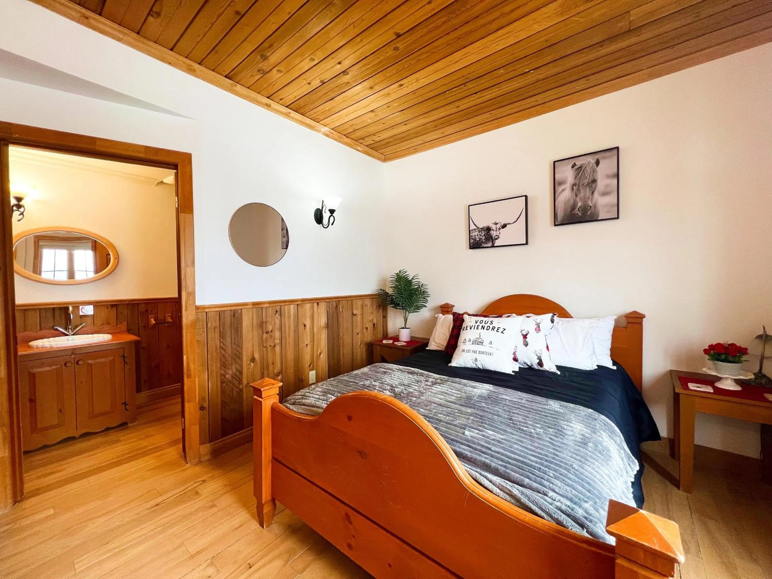 Bed in Auberge au Poste de Traite