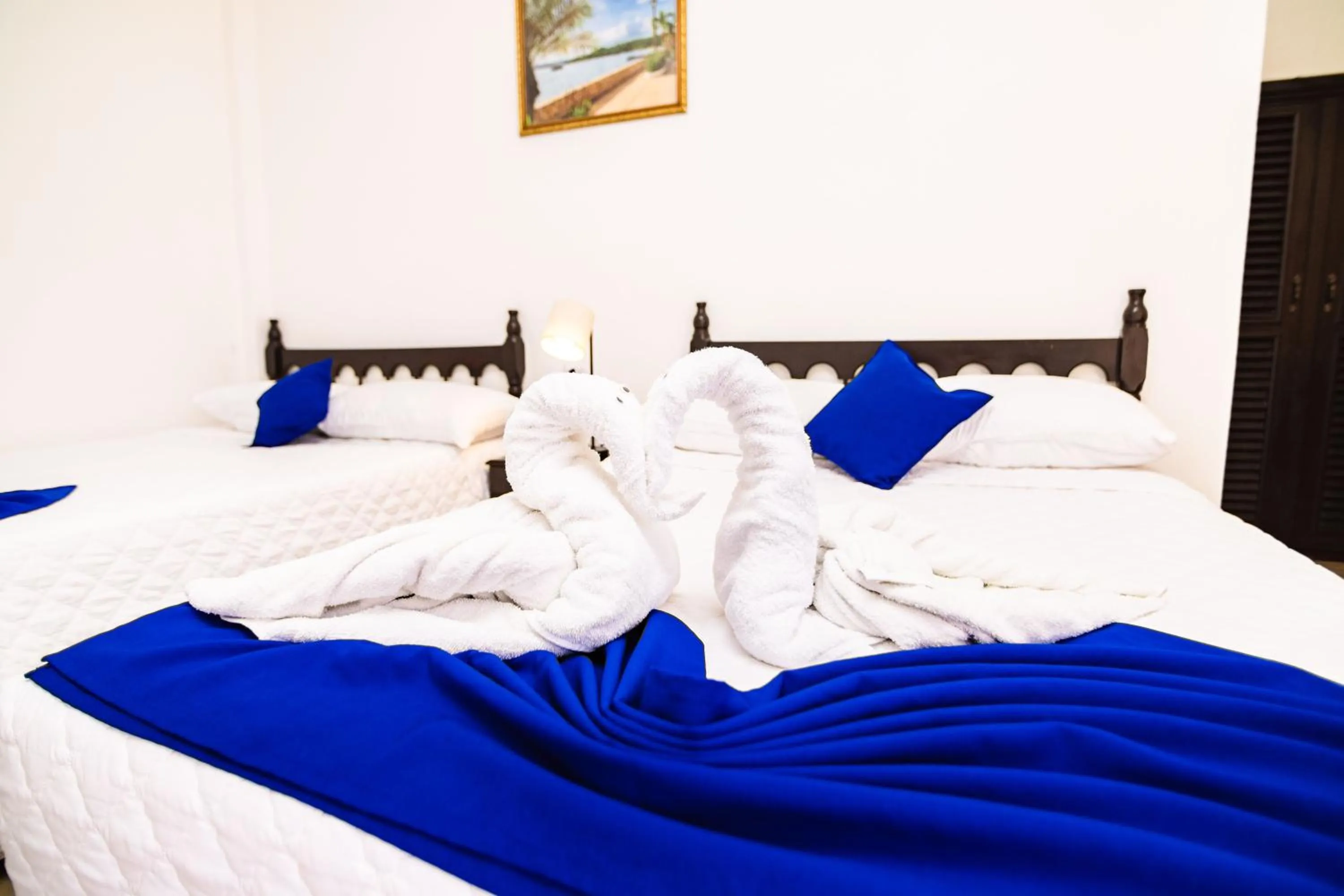 Bed in Hotel Villa del Lago