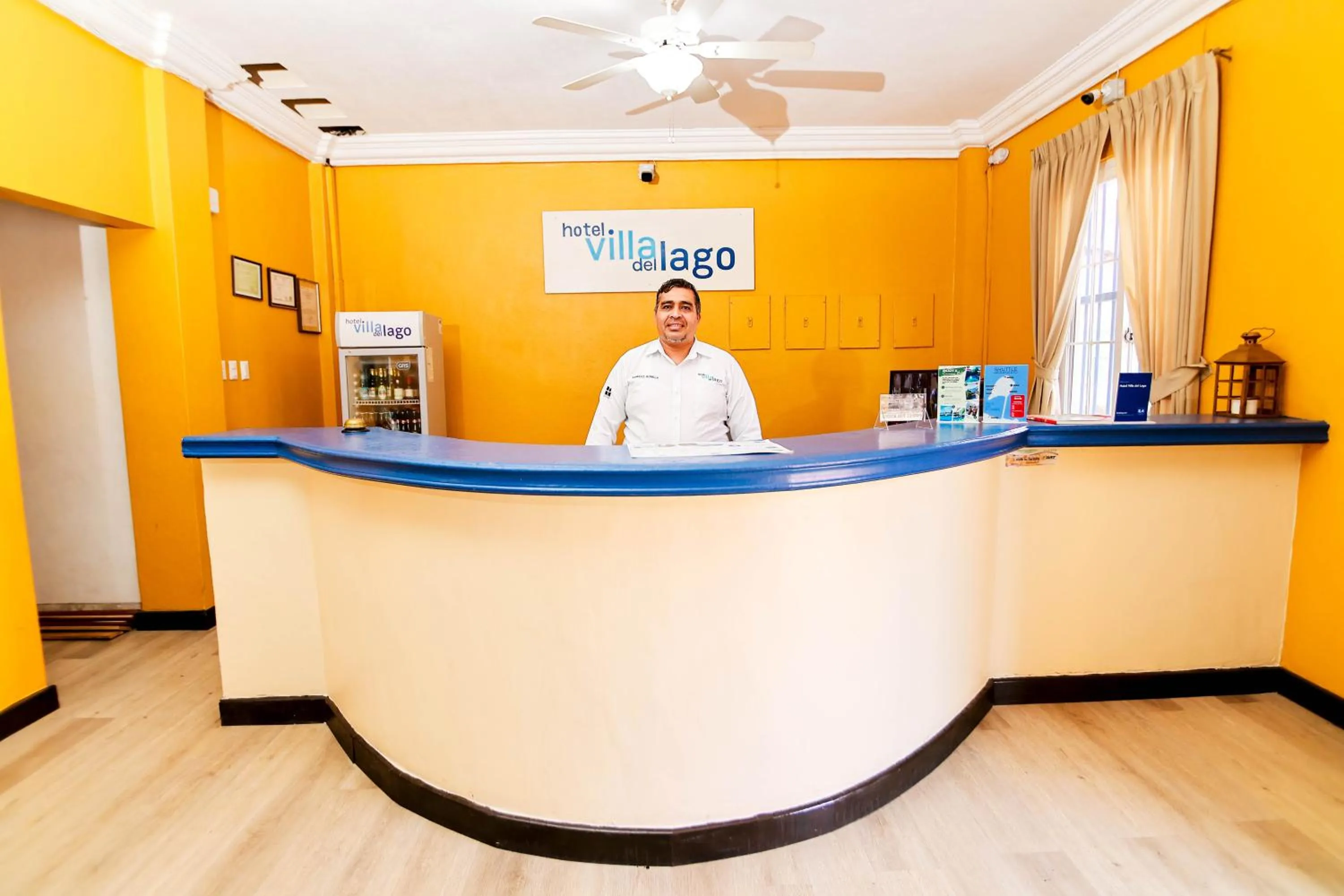 Lobby or reception in Hotel Villa del Lago