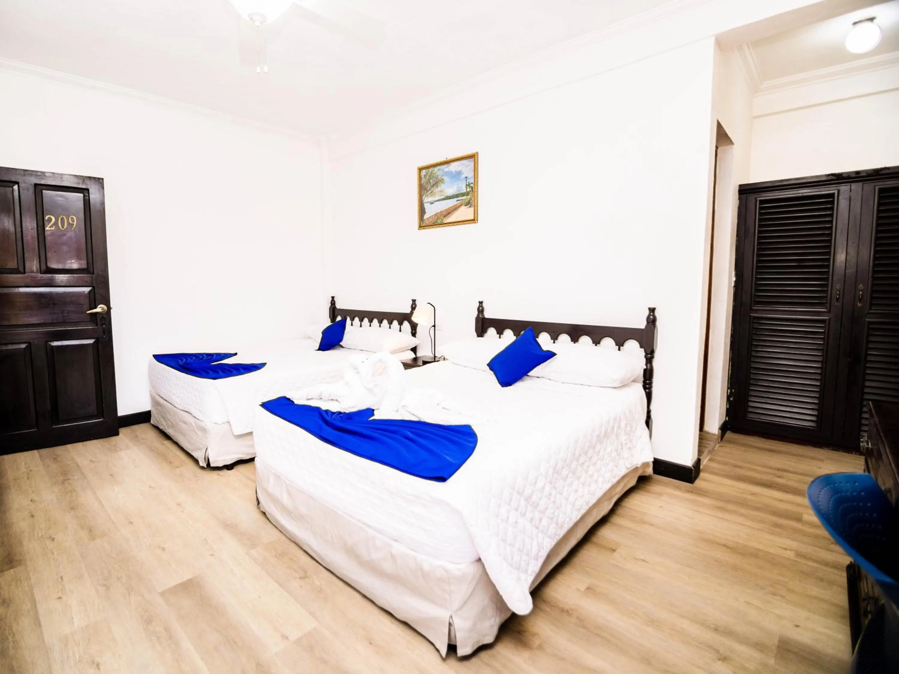 Bed in Hotel Villa del Lago