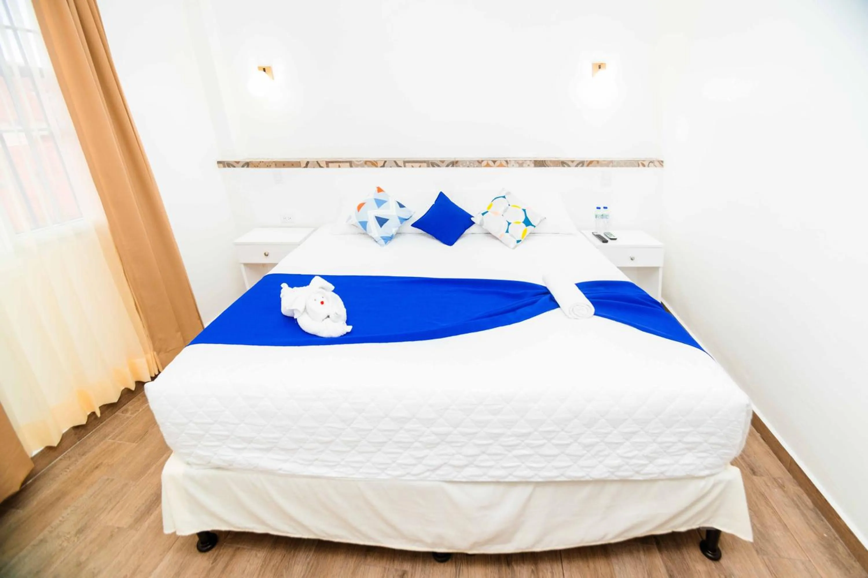 Bed in Hotel Villa del Lago