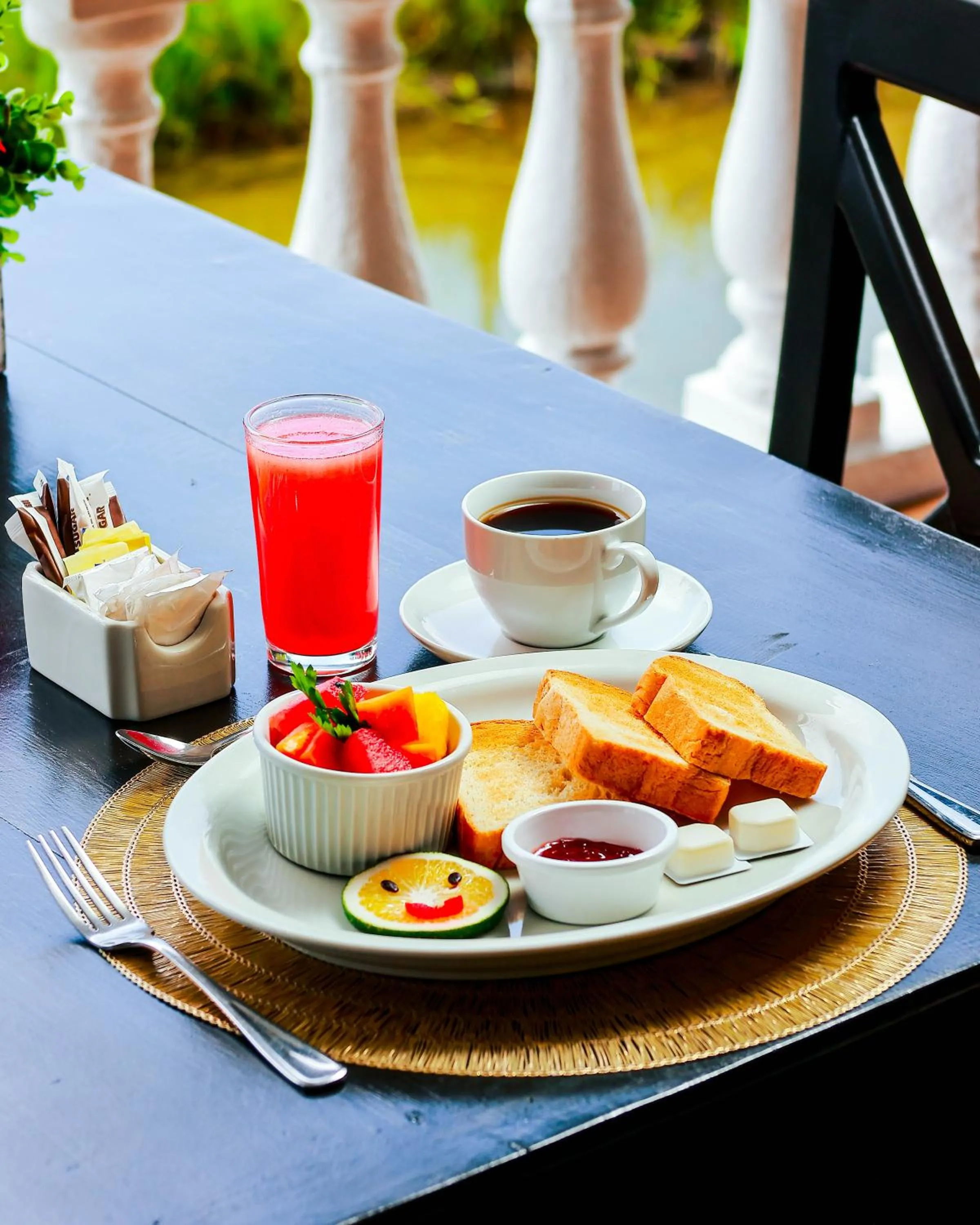 Breakfast in Hotel Villa del Lago