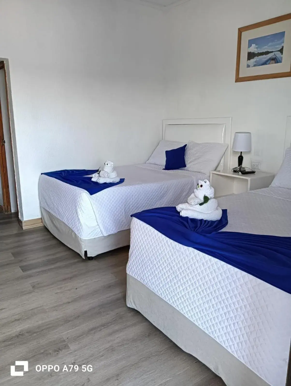 Double Room with Two Double Beds and Lake View in Hotel Villa del Lago Double Room with Two Double Beds and Lake View in Hotel Villa del Lago