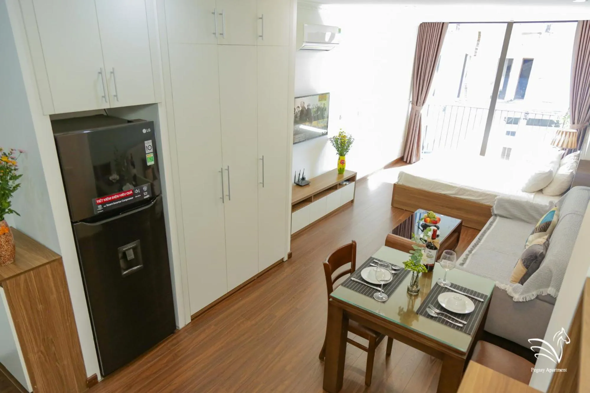 Bedroom, Bed in Pegasy Apartments & Travel