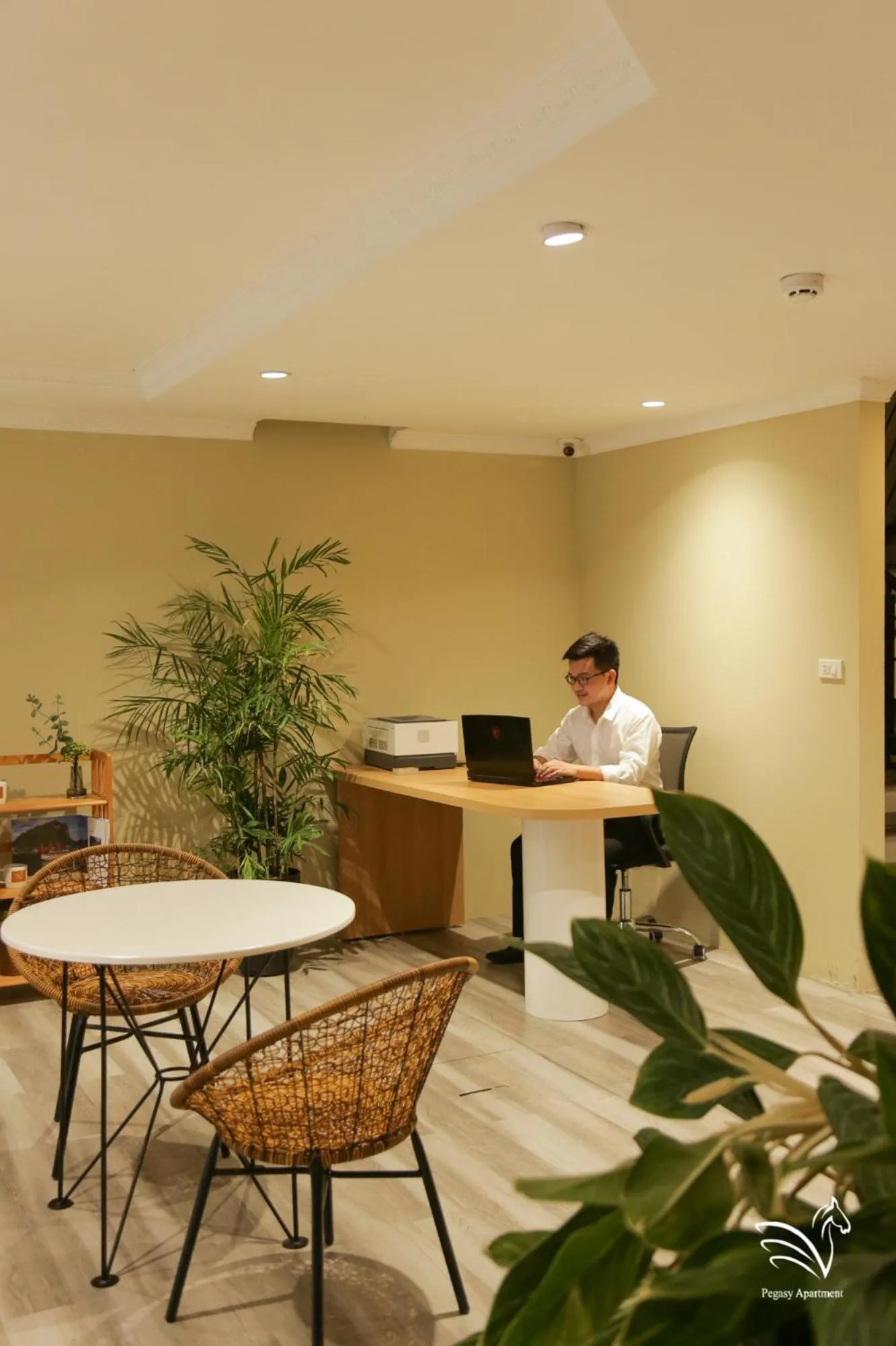 Lobby or reception in Pegasy Apartments & Travel