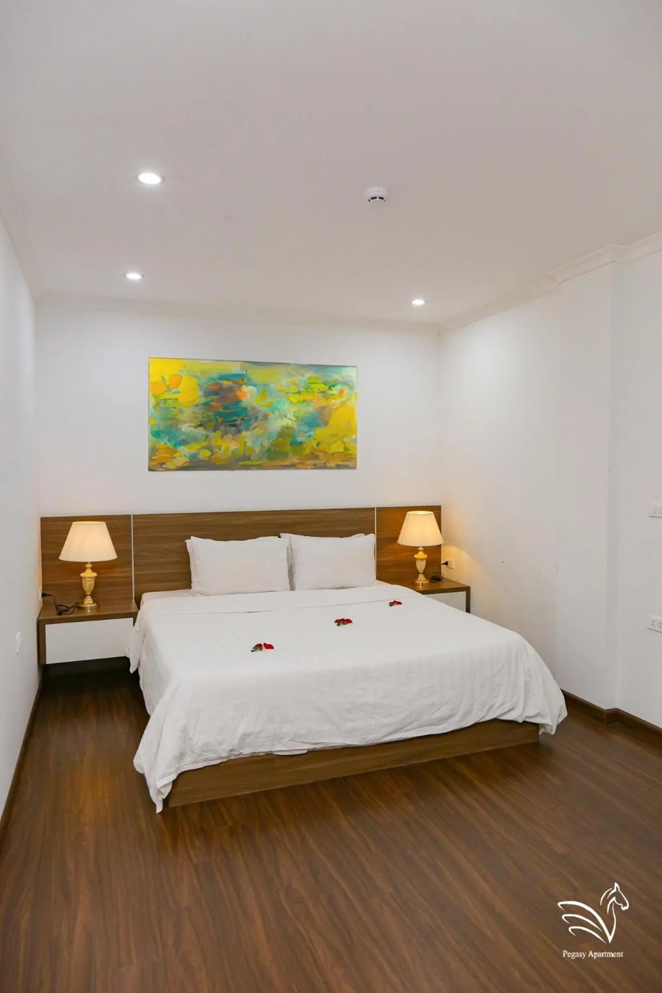 Bed in Pegasy Apartments & Travel