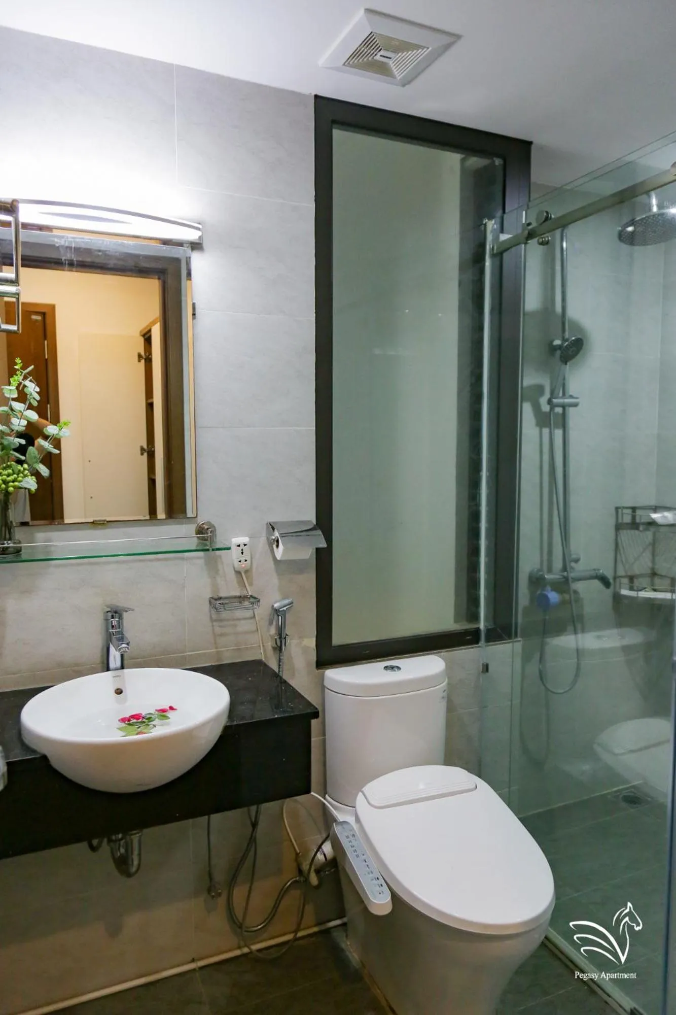 Bathroom in Pegasy Apartments & Travel