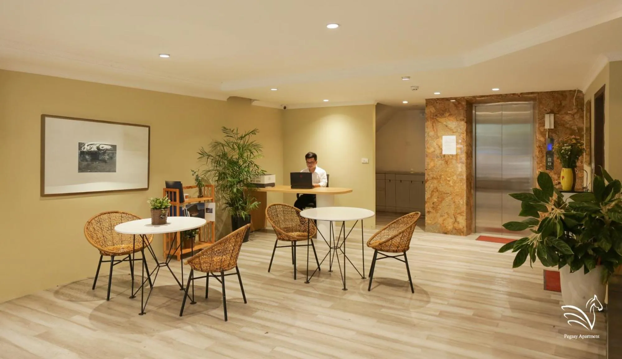 Lobby or reception in Pegasy Apartments & Travel