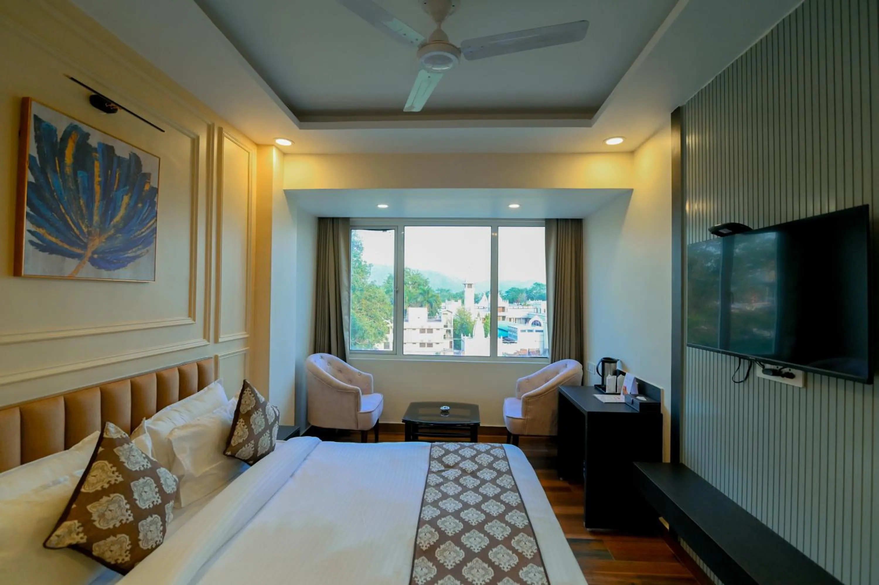 Photo of the whole room, Bed in Hotel Swagat Suites