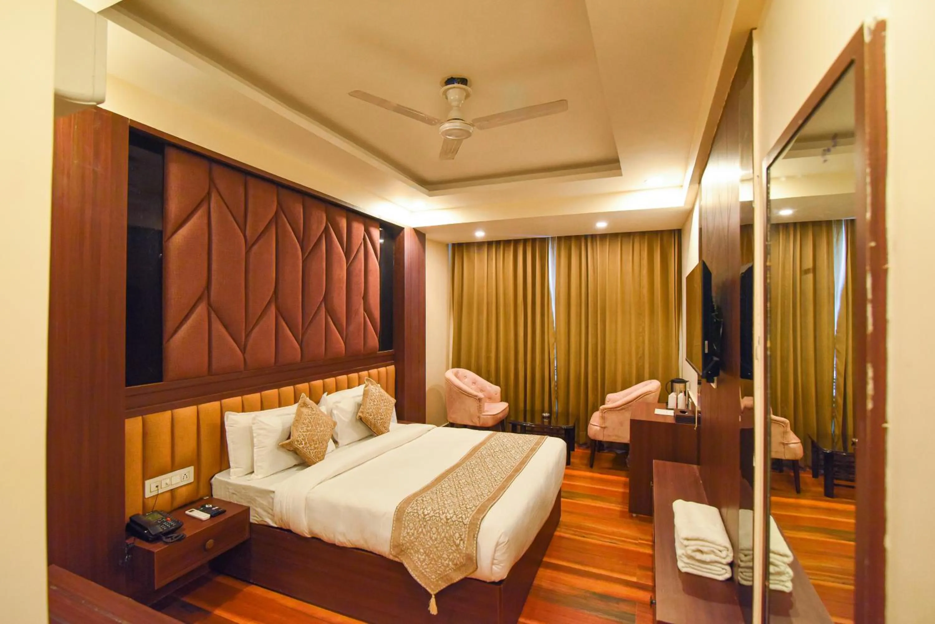 Photo of the whole room, Bed in Hotel Swagat Suites