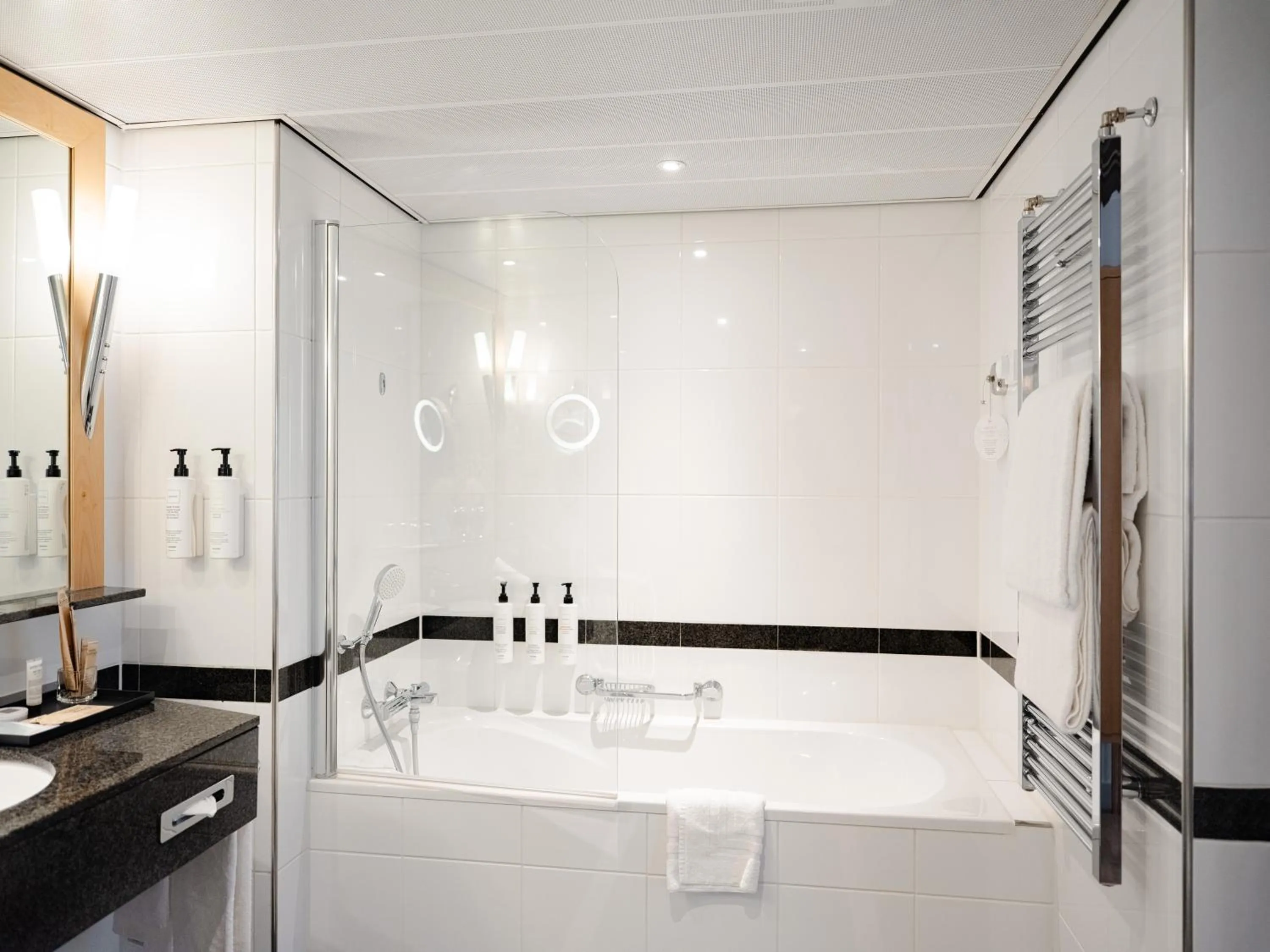 Shower in Swissôtel Amsterdam