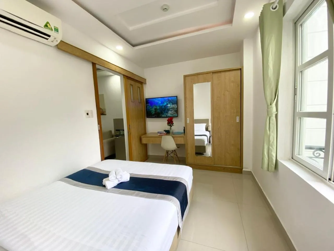 Bedroom, Bed in Home Away Minh Khai - Serviced Apartment