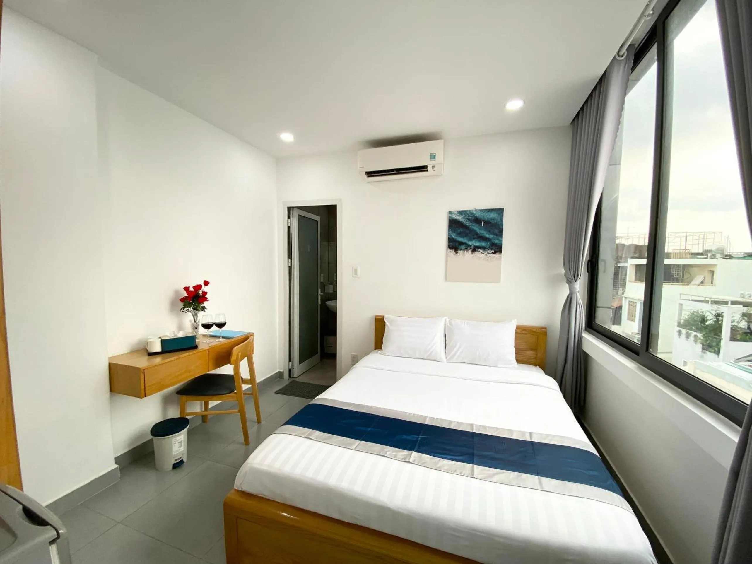 Bedroom, Bed in Home Away Minh Khai - Serviced Apartment