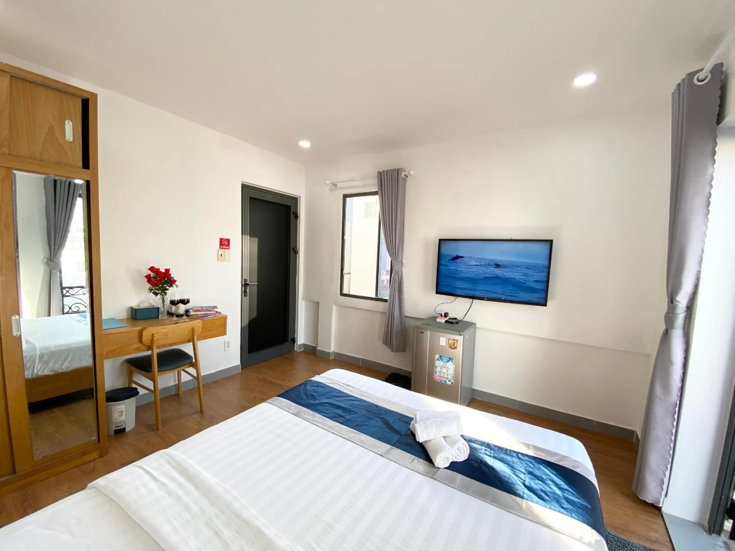 Bedroom, Bed in Home Away Minh Khai - Serviced Apartment