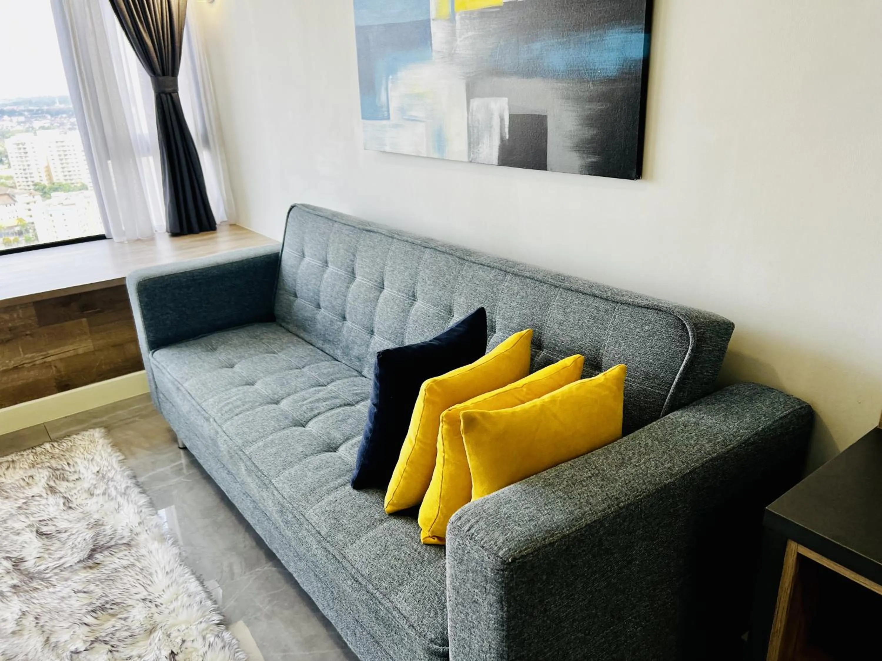 Living room in Imperio Residence Melaka by Dream View