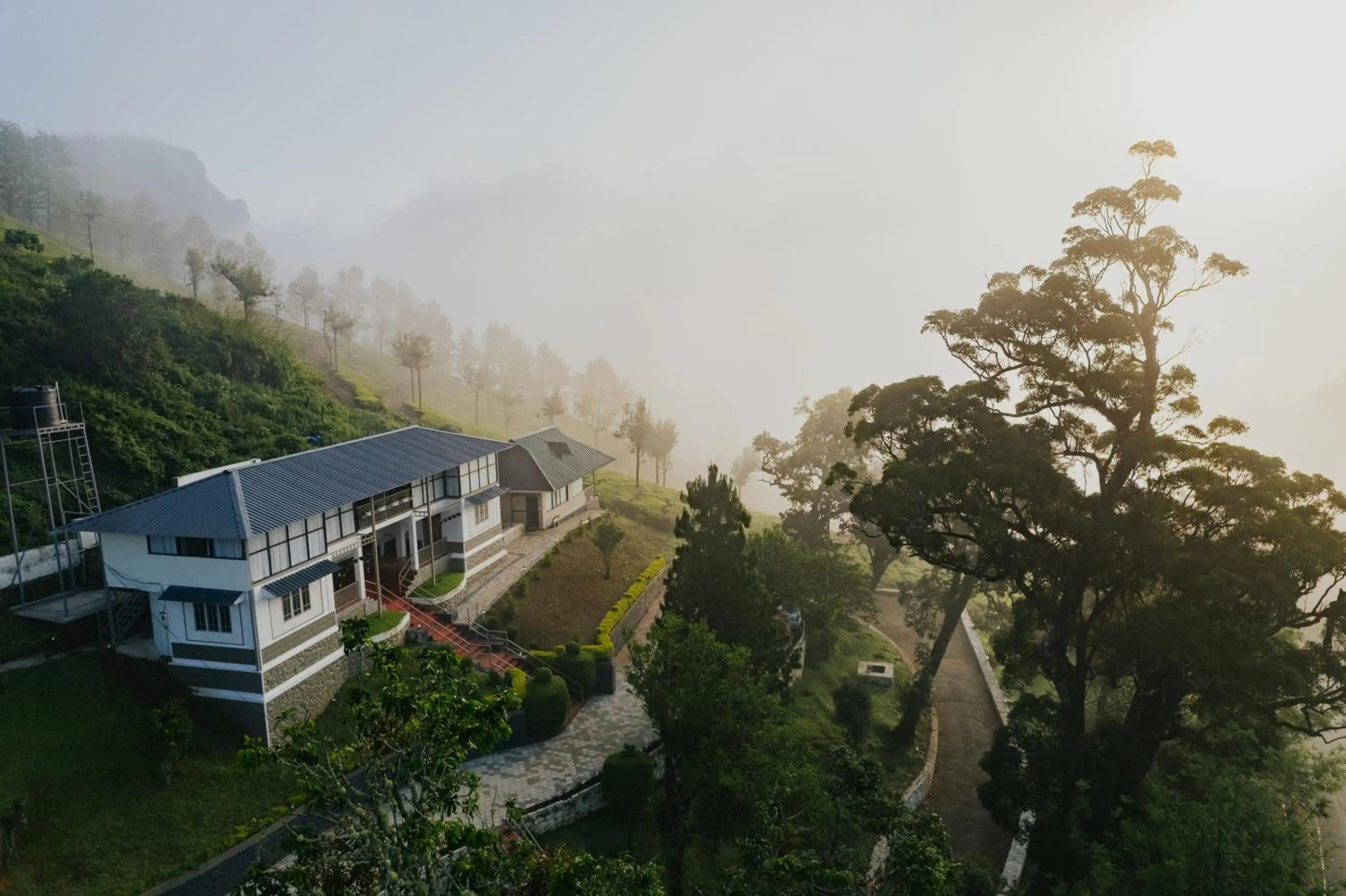 Property building in Misty Courtyard Resort