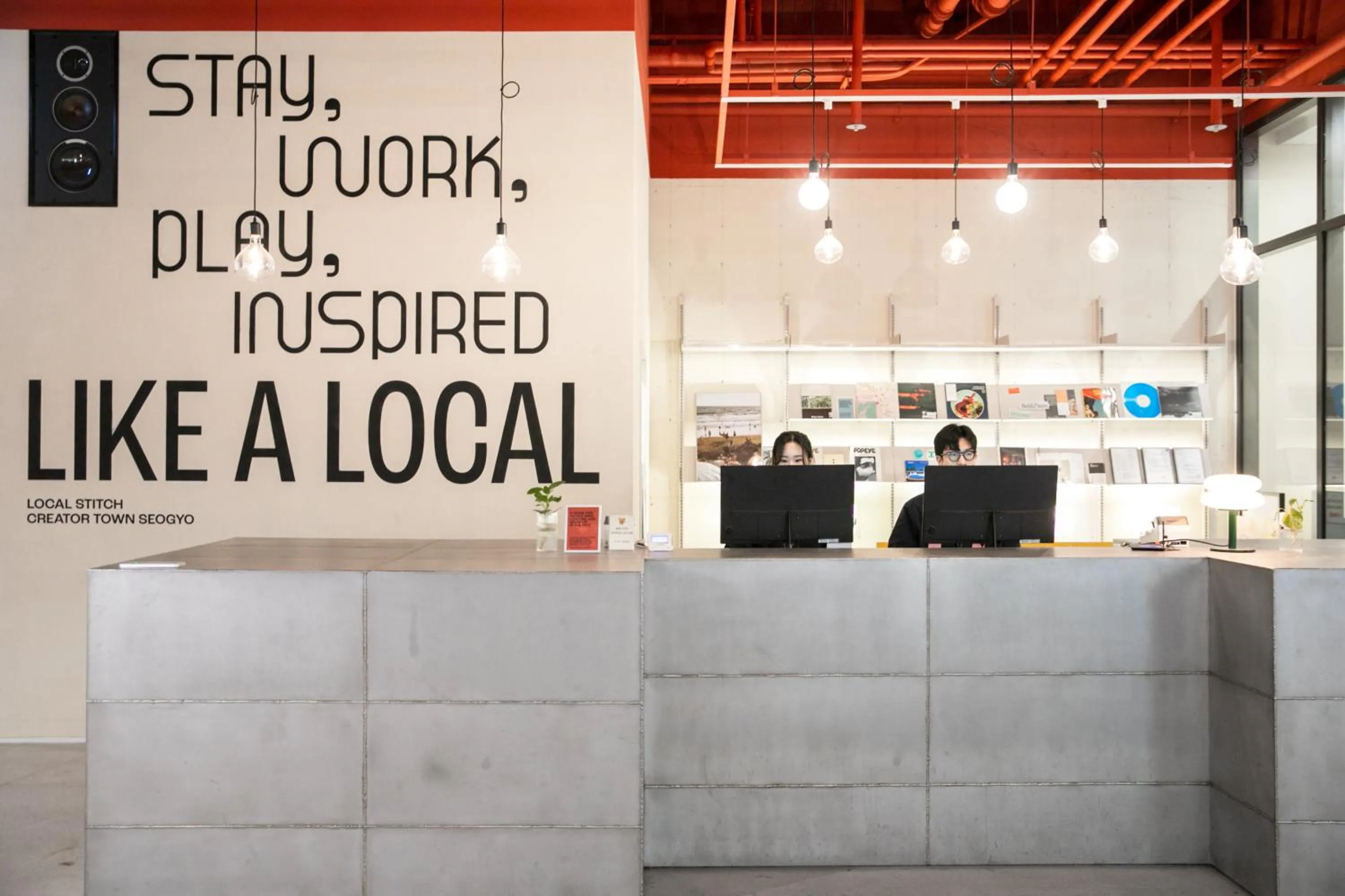 Lobby or reception in Local Stitch Creator Town Seogyo