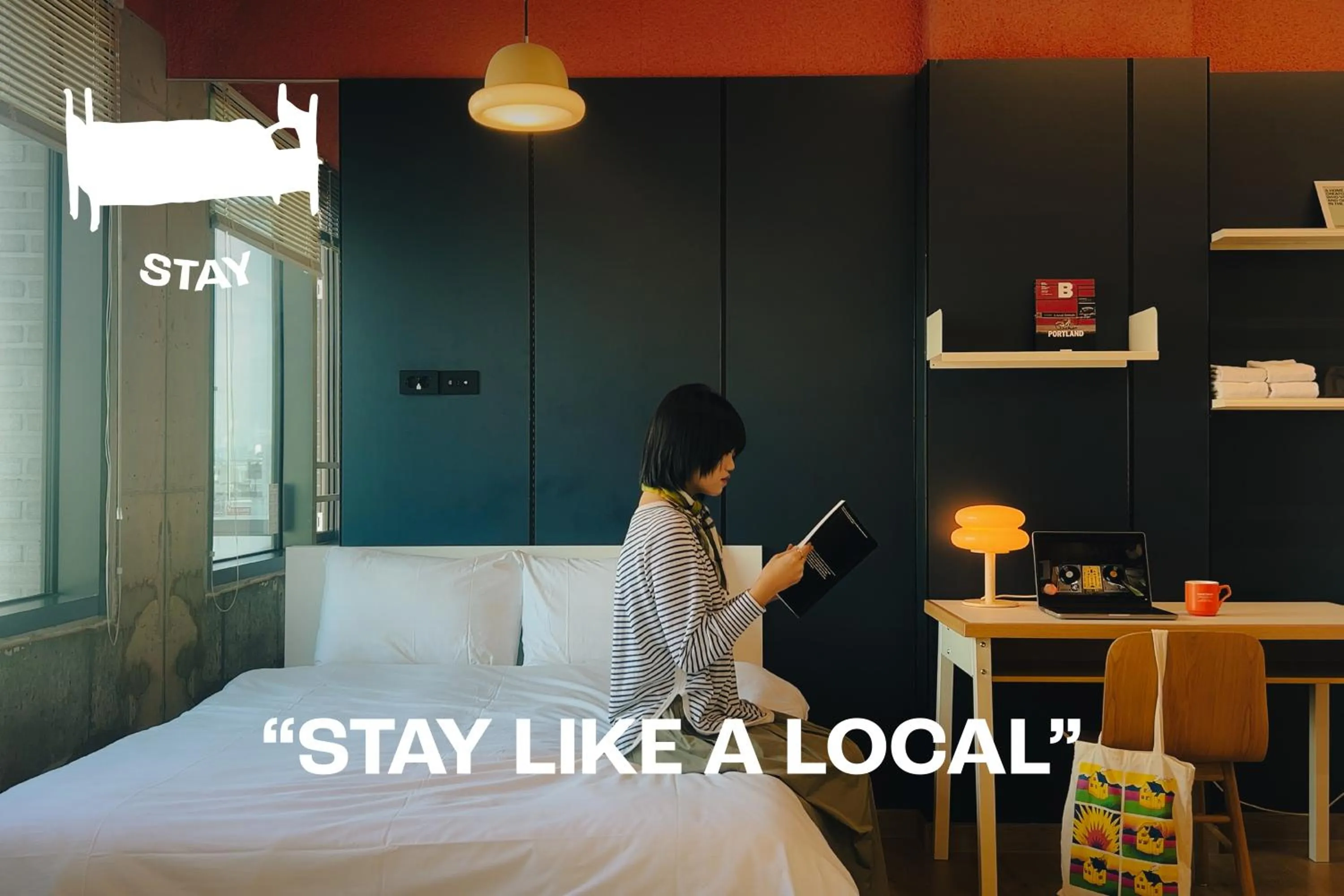 Photo of the whole room, Bed in Local Stitch Creator Town Seogyo