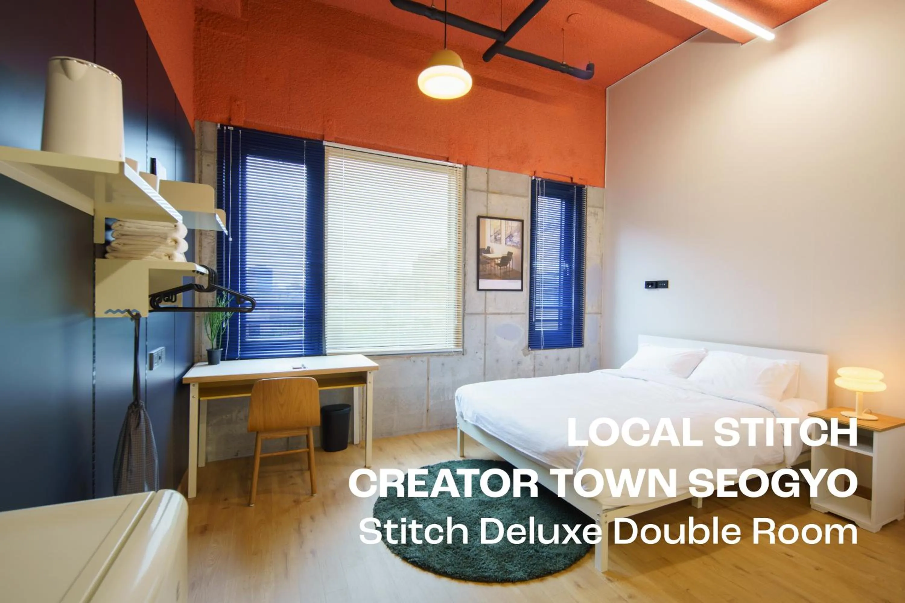 Photo of the whole room, Bed in Local Stitch Creator Town Seogyo