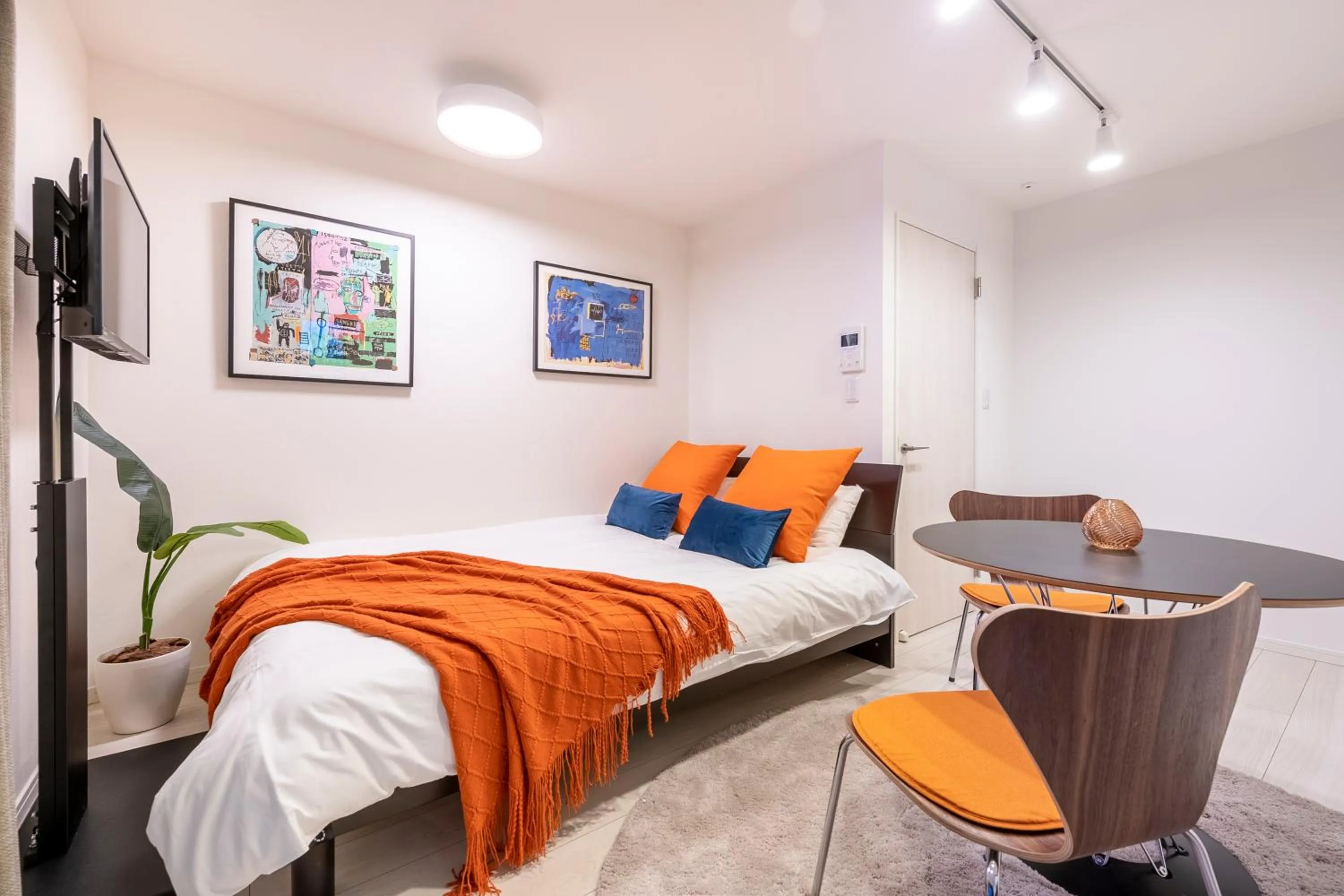 Bed in Blossom Terrace Ryogoku