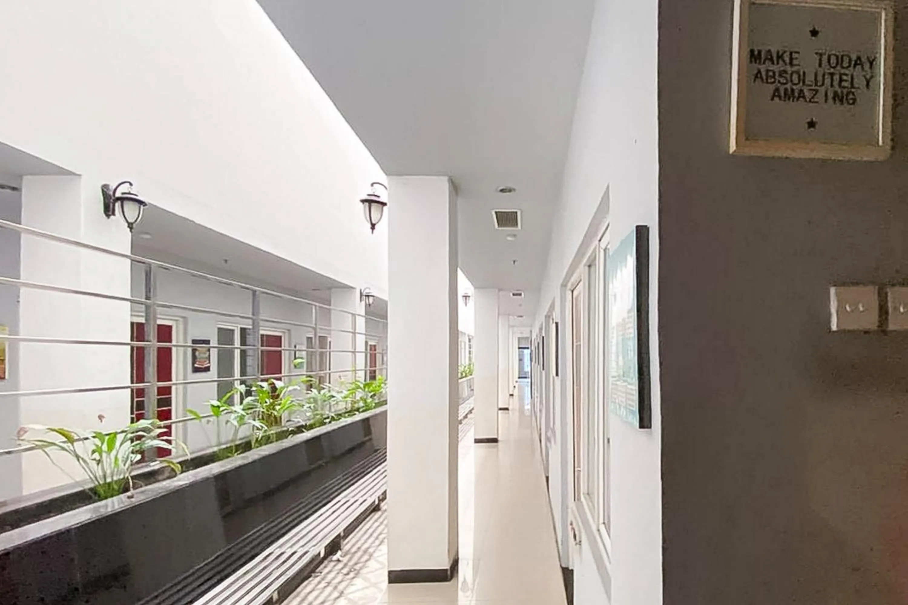 Property building in RedDoorz Hostel at FInest Medan