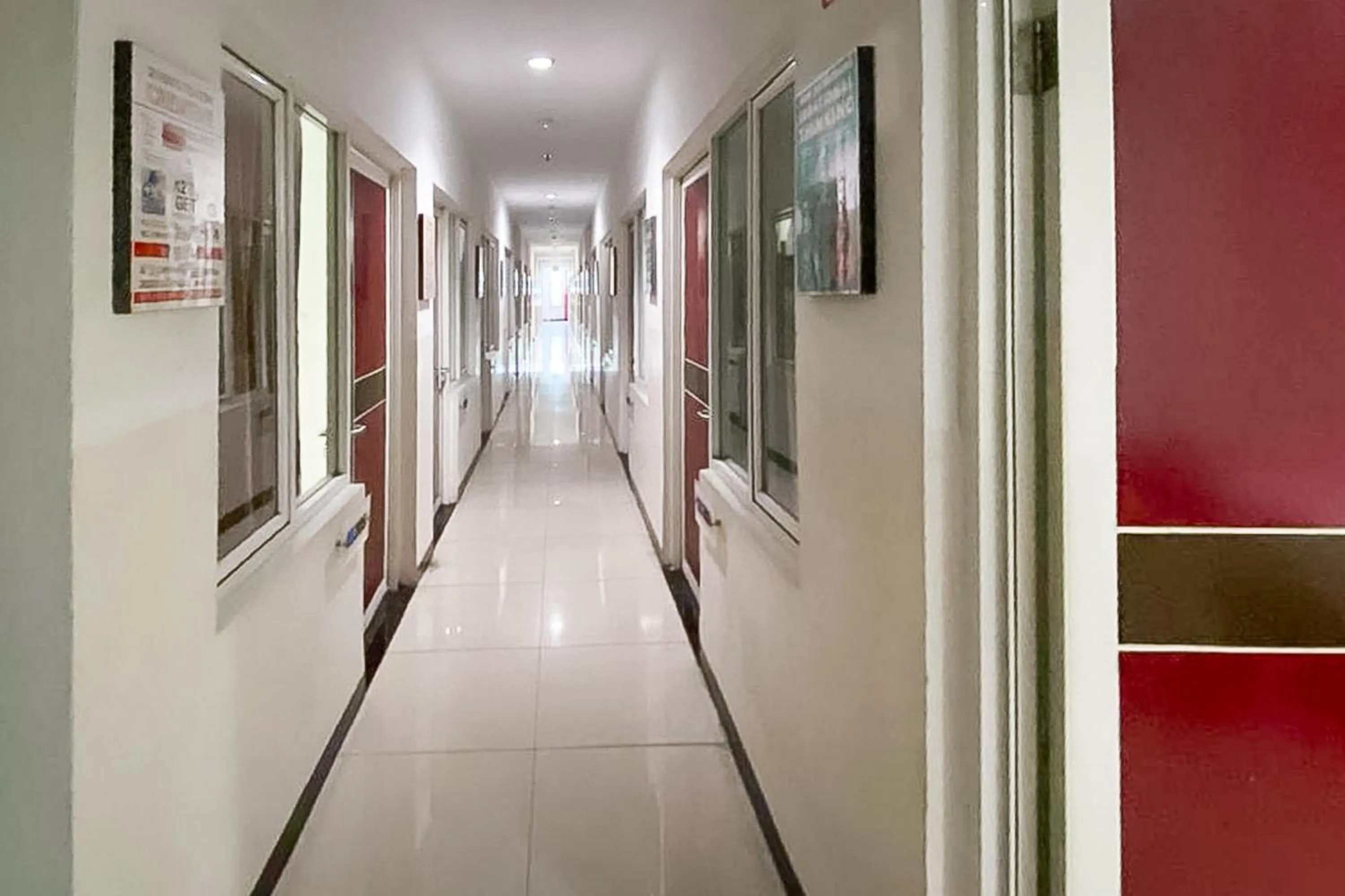 Property building in RedDoorz Hostel at FInest Medan