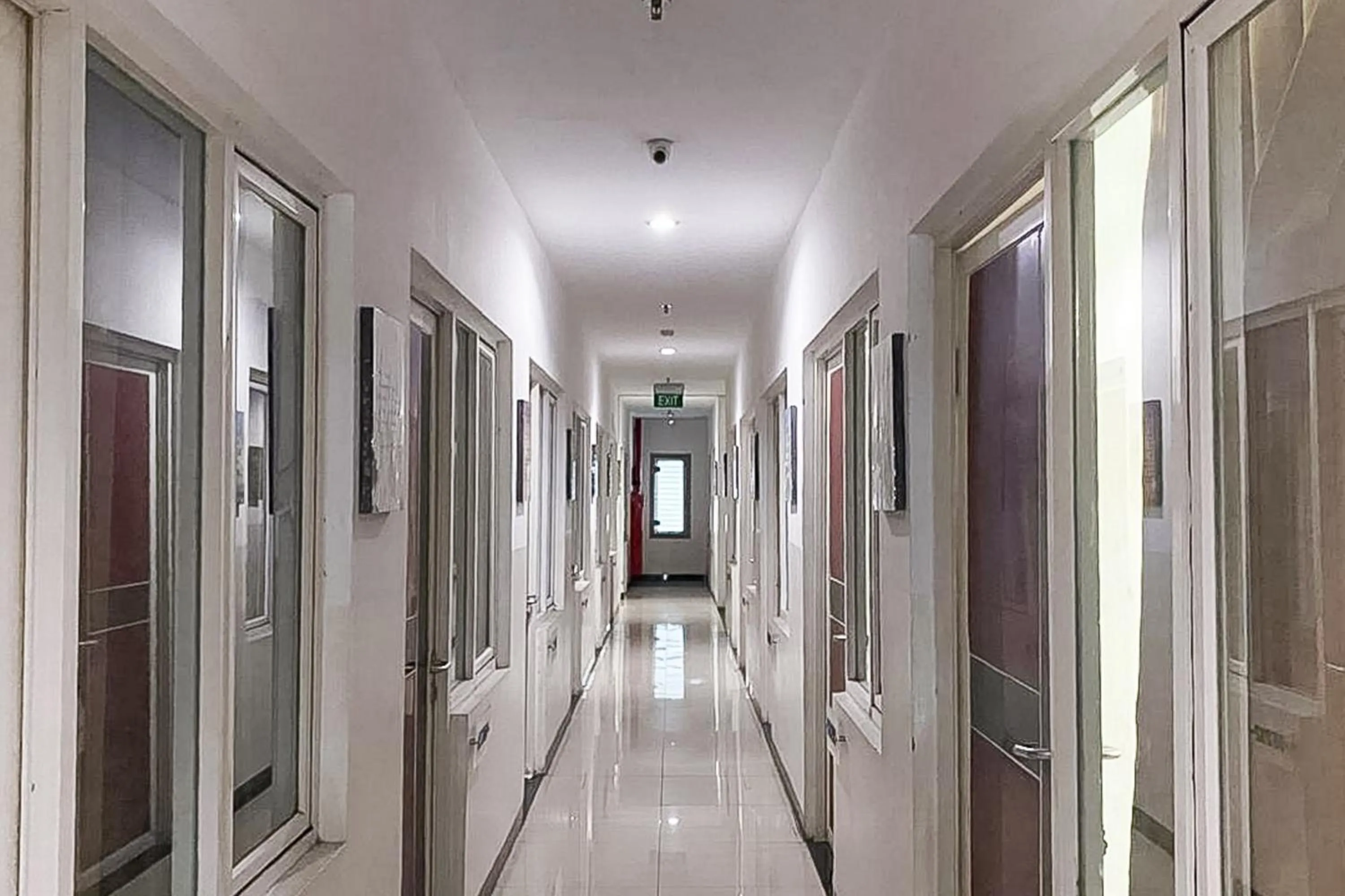 Property building in RedDoorz Hostel at FInest Medan