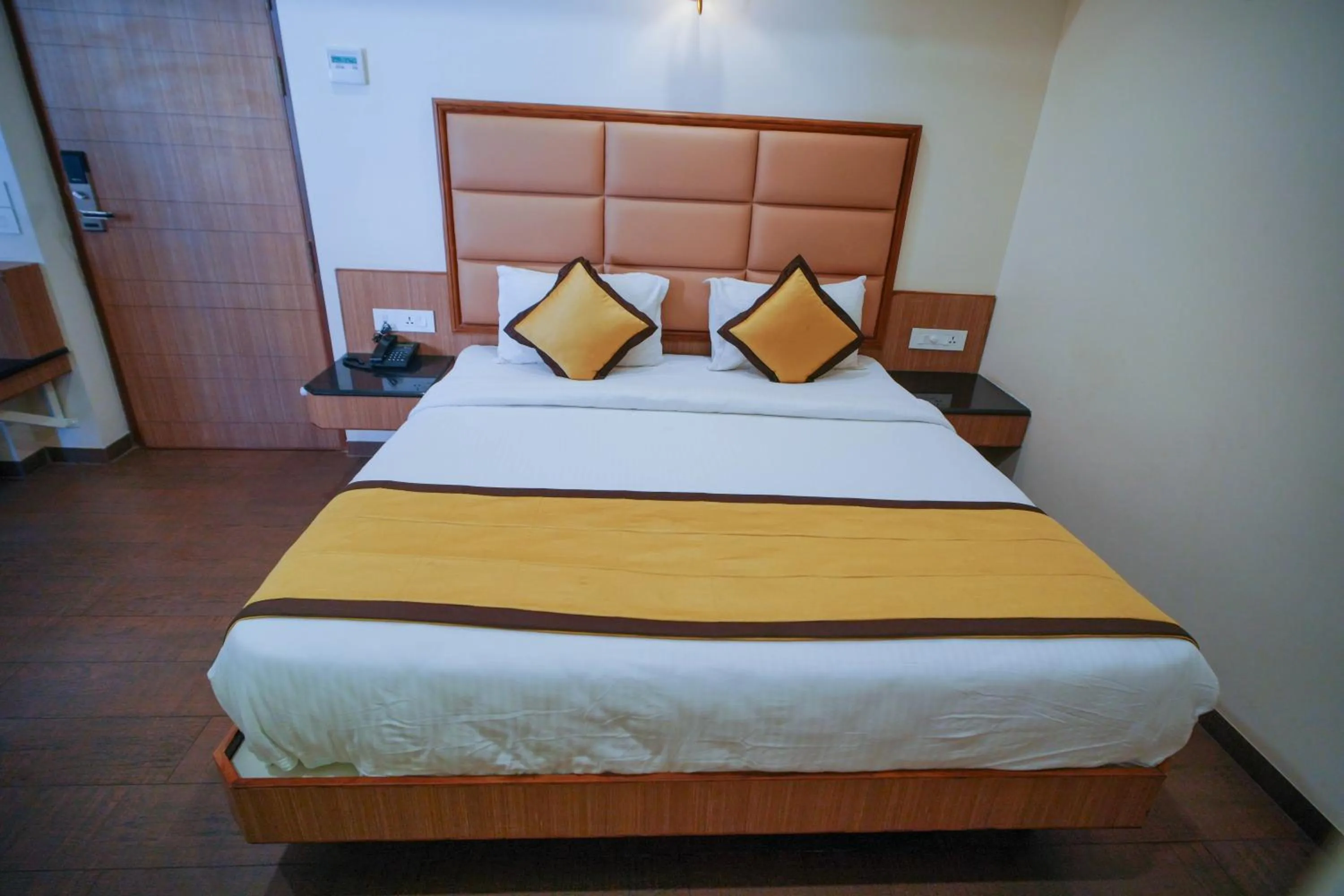 Bedroom, Bed in Hotel Grand Sabarees