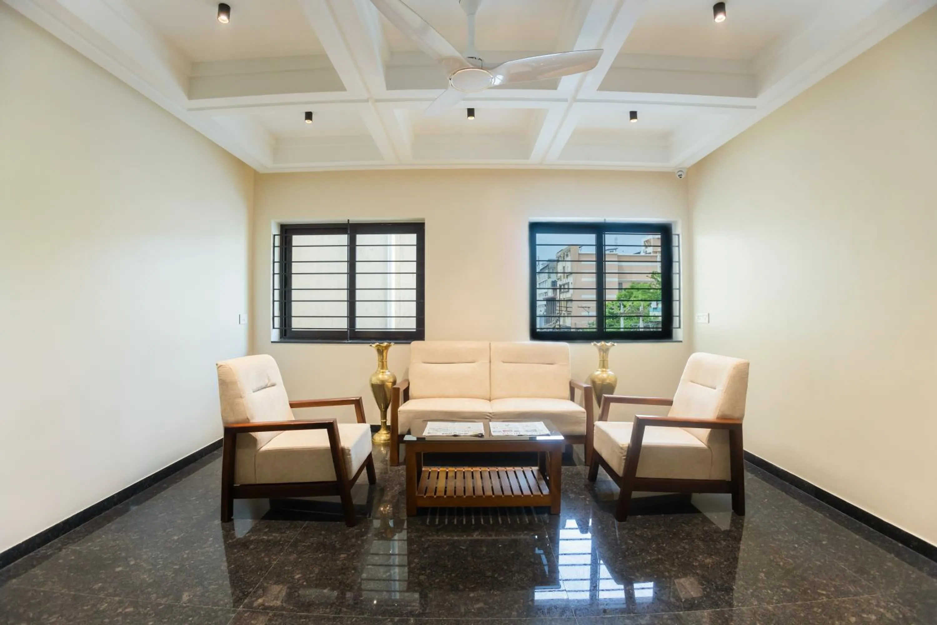 Seating area in Hotel Grand Sabarees