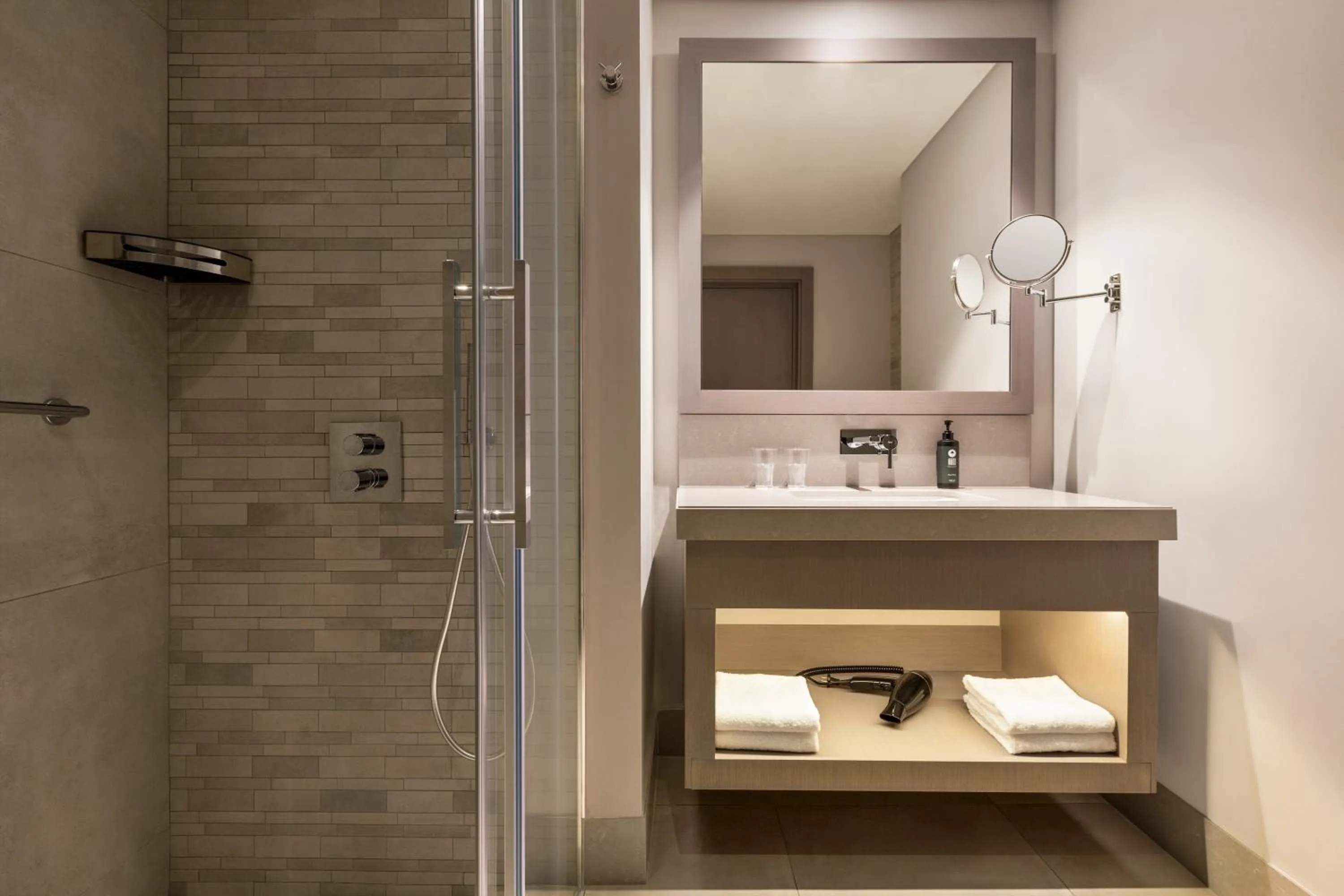 Shower in Billionaire Ramada Plaza by Wyndham Batumi & Casino