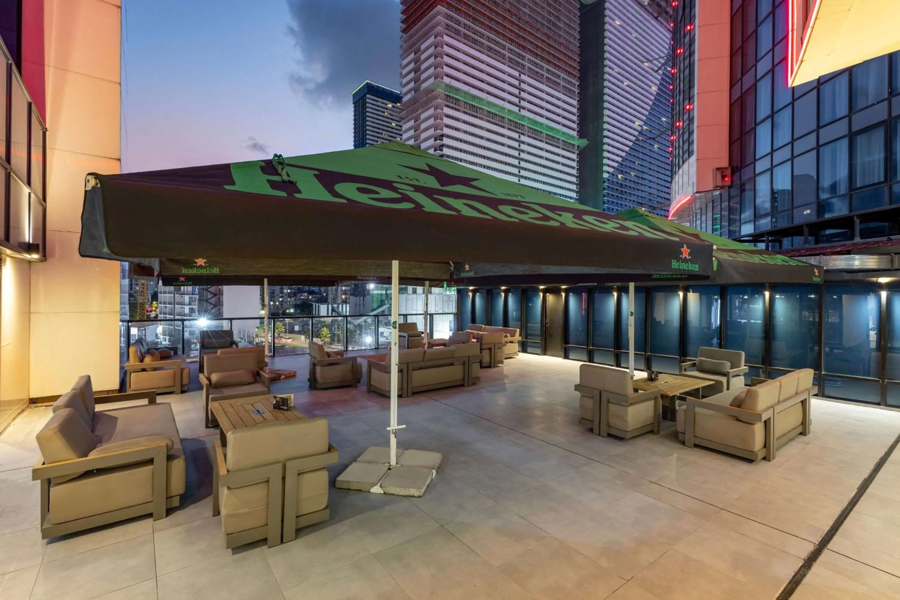 Balcony/Terrace in Billionaire Ramada Plaza by Wyndham Batumi & Casino