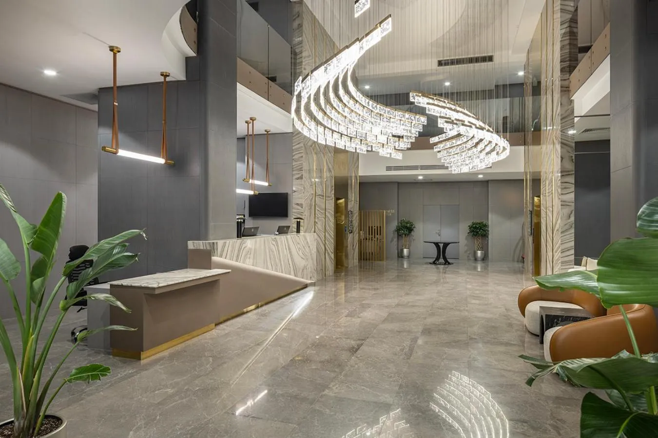 Lobby or reception in Billionaire Ramada Plaza by Wyndham Batumi & Casino
