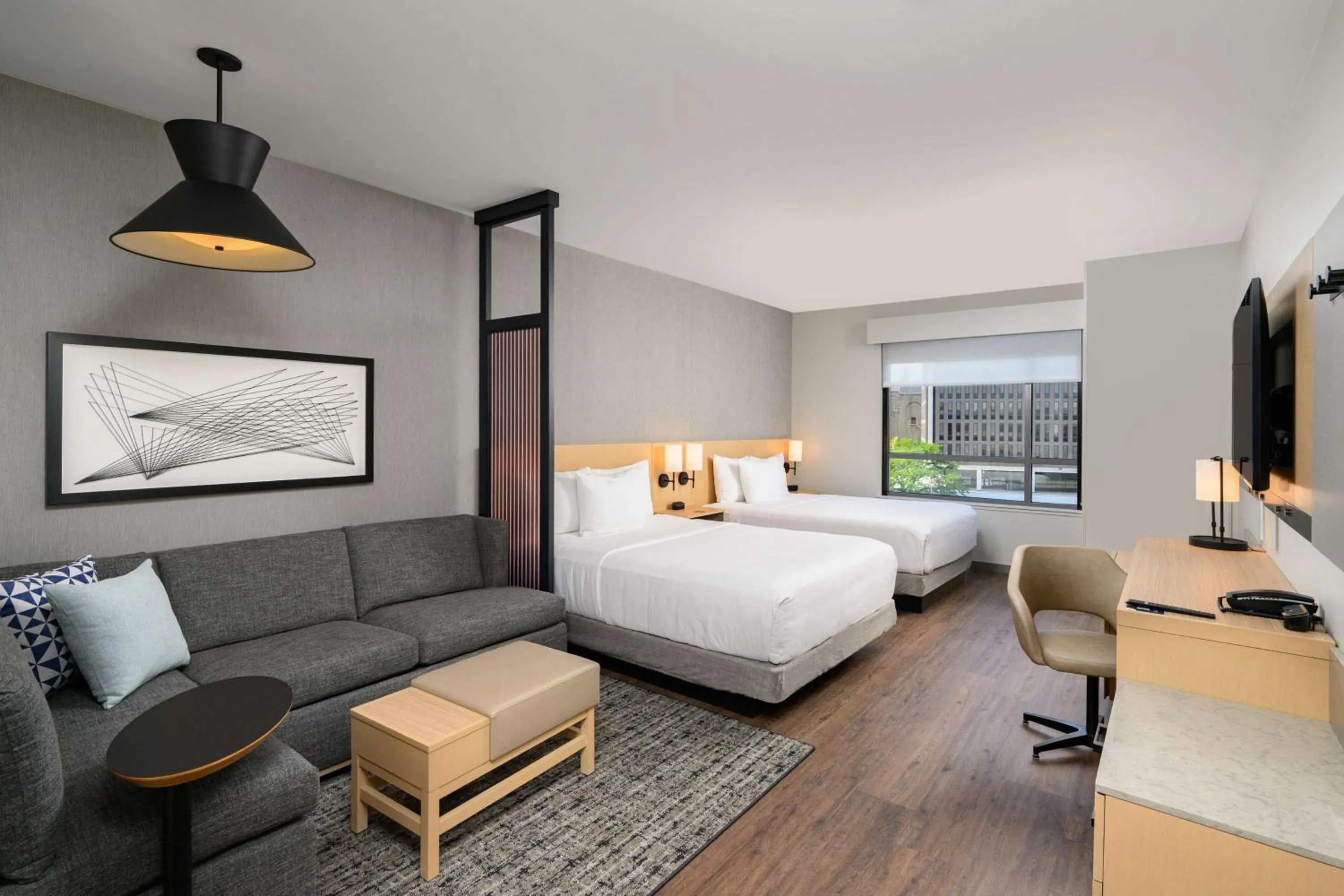 Bedroom, Bed in Hyatt Place Albany Downtown