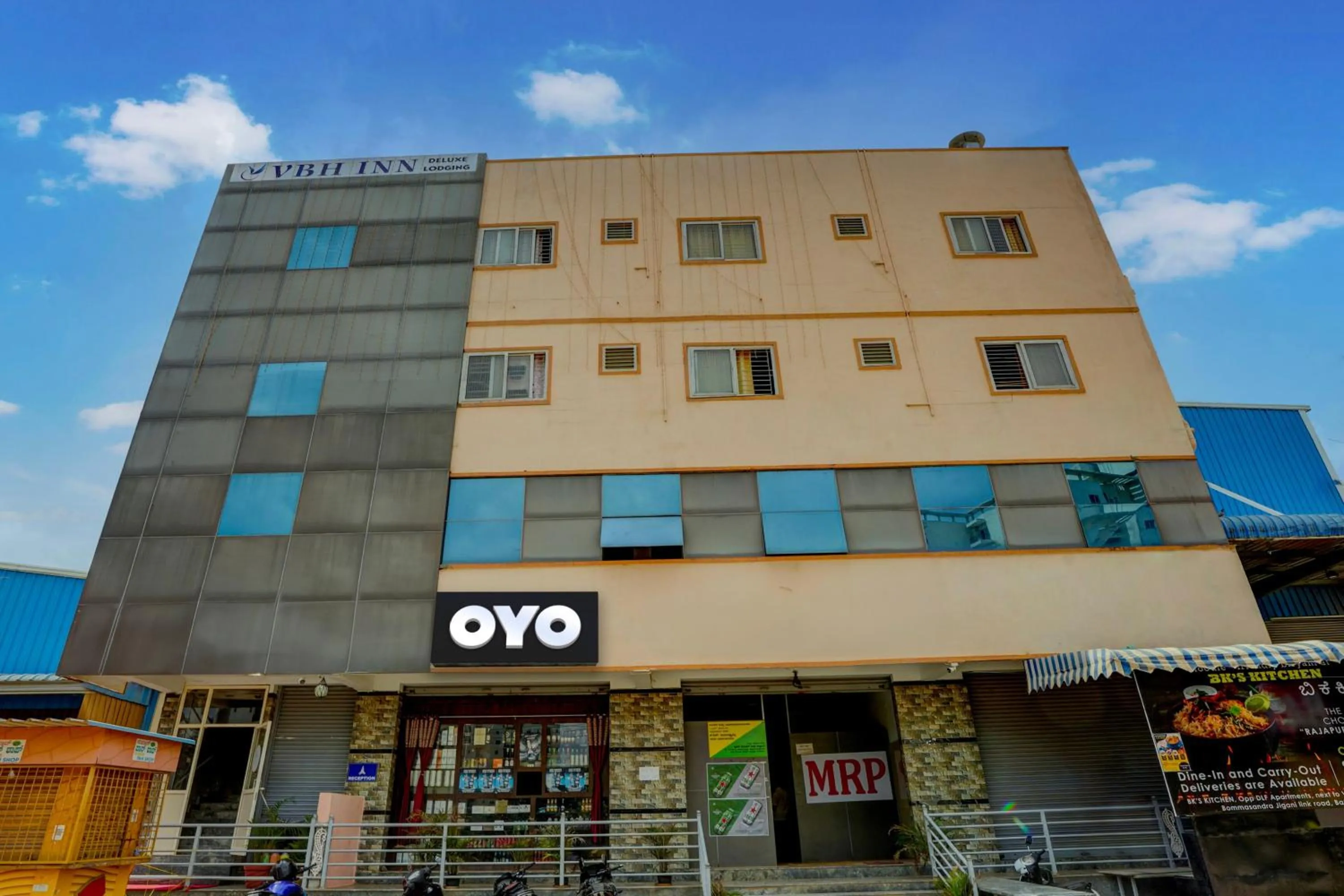 Facade/entrance in Hotel O VBH Inn