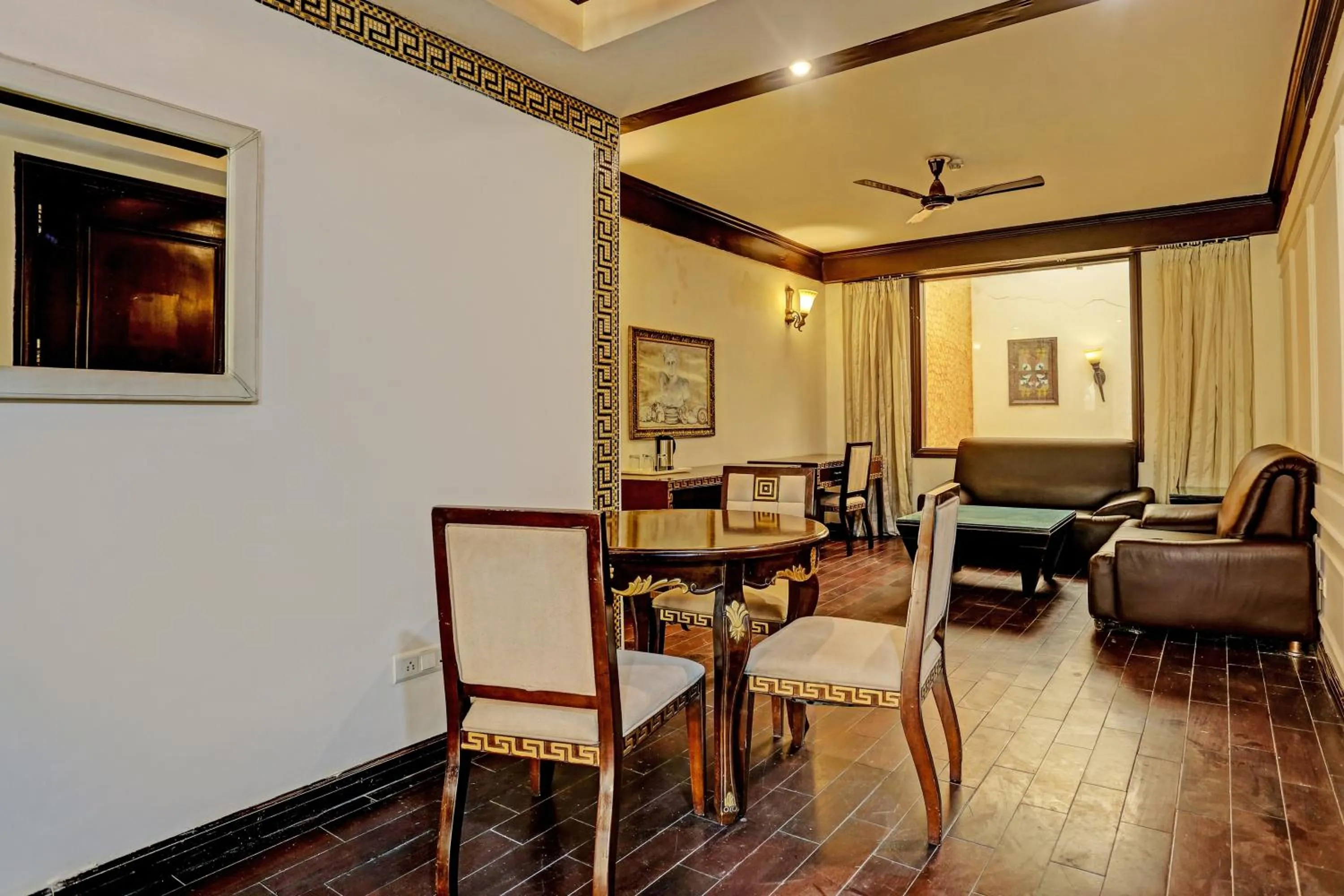 Lobby or reception, Bed in Townhouse The Royce New Friends Colony