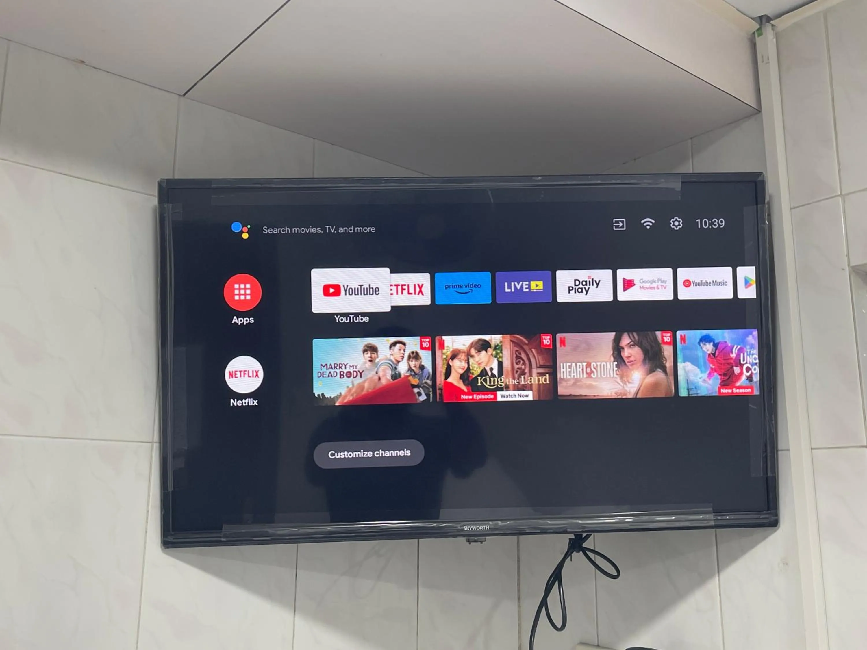 TV and multimedia in Mandarin Guest House