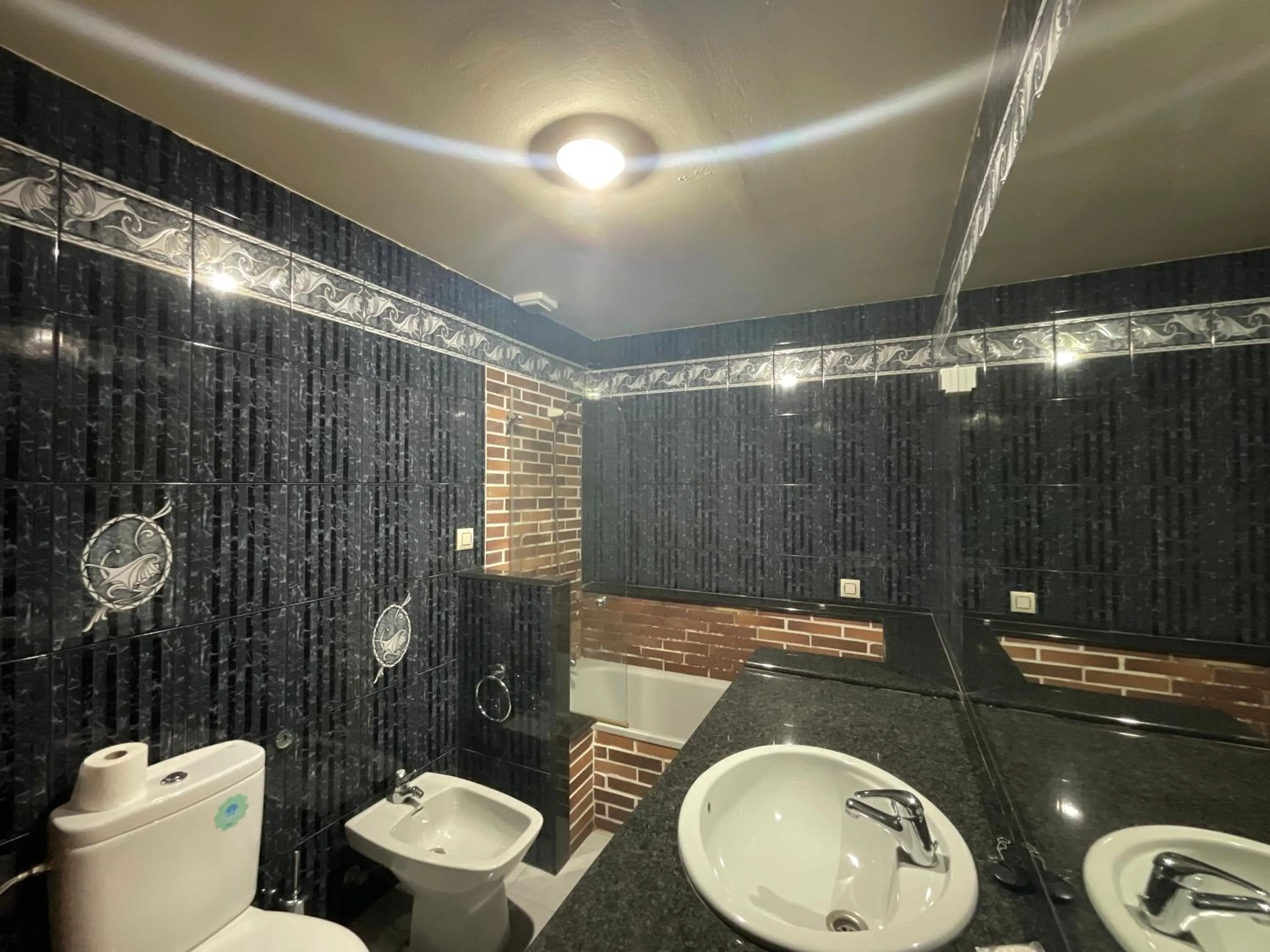 Shower in Pensión La Chalana