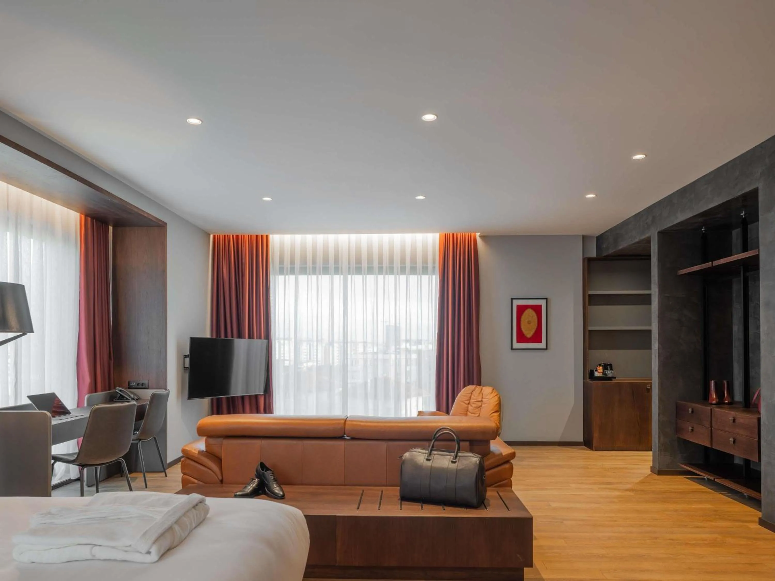 Bedroom, Bed in Mercure Prishtina City