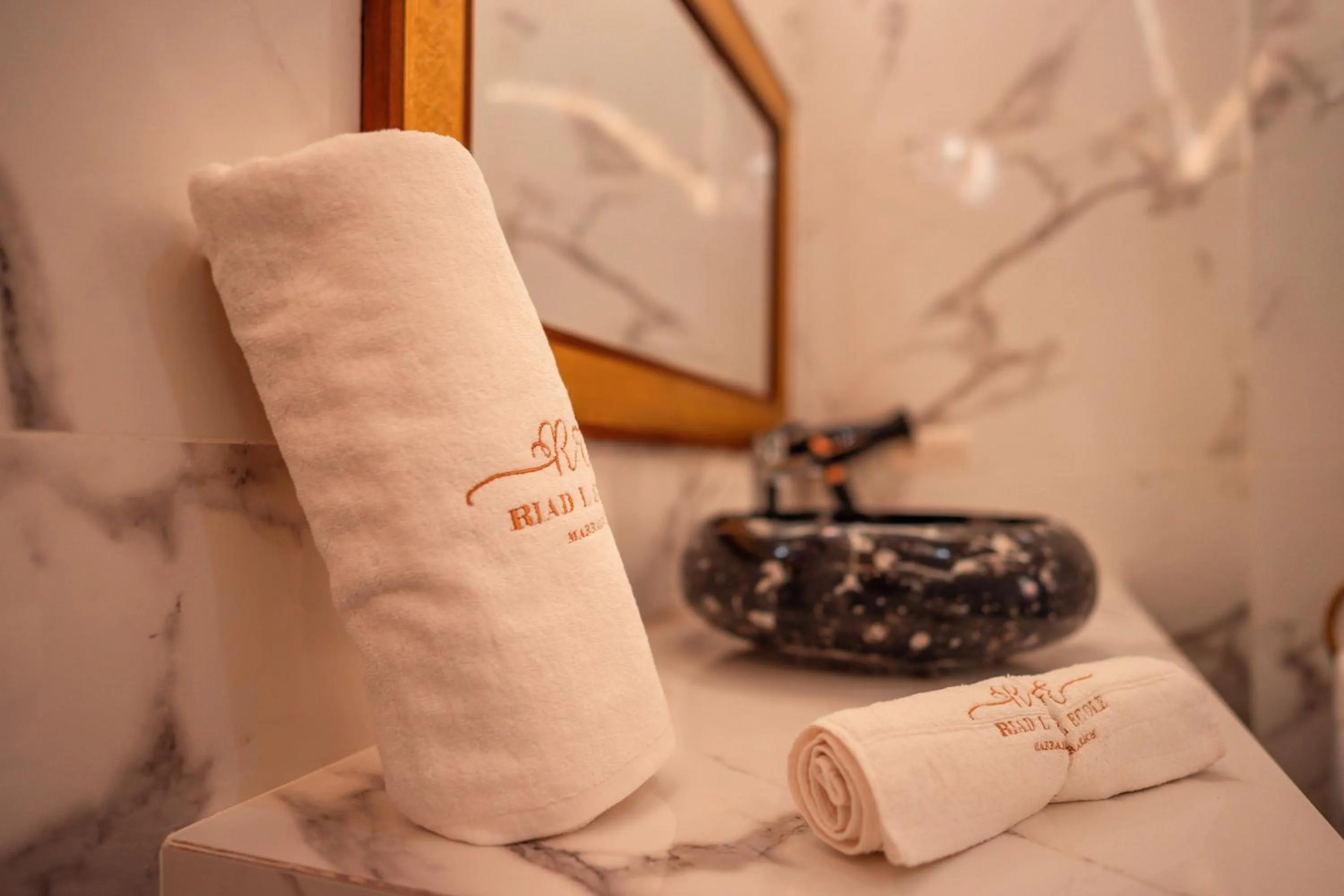 towels in Riad L'ECOLE