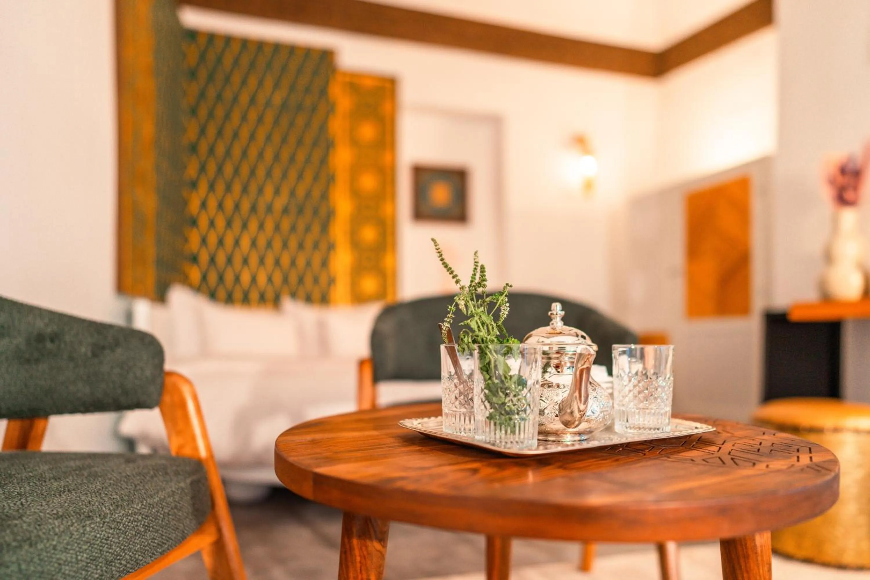 Seating area in Riad L'ECOLE