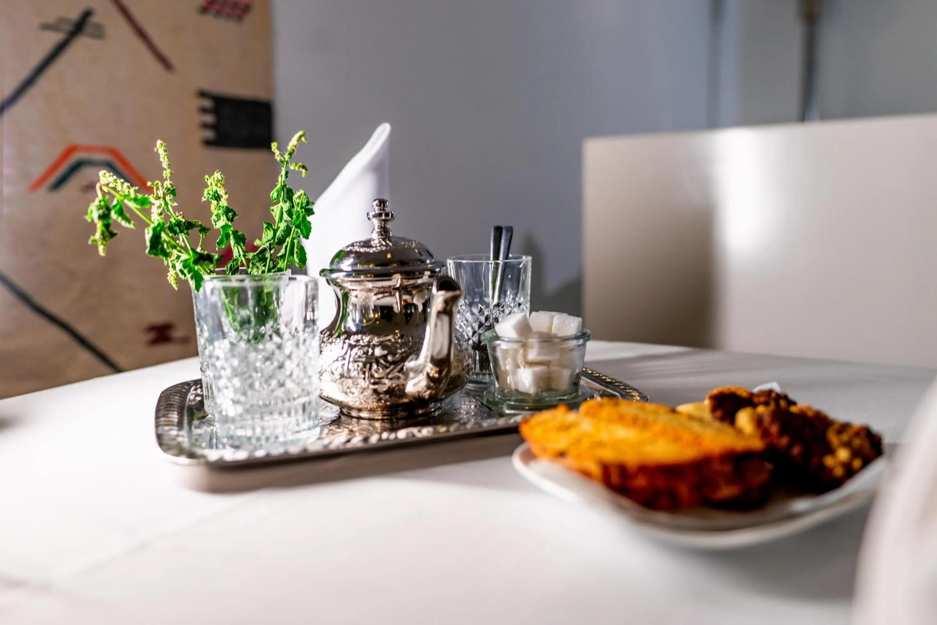 Food and drinks in Riad L'ECOLE