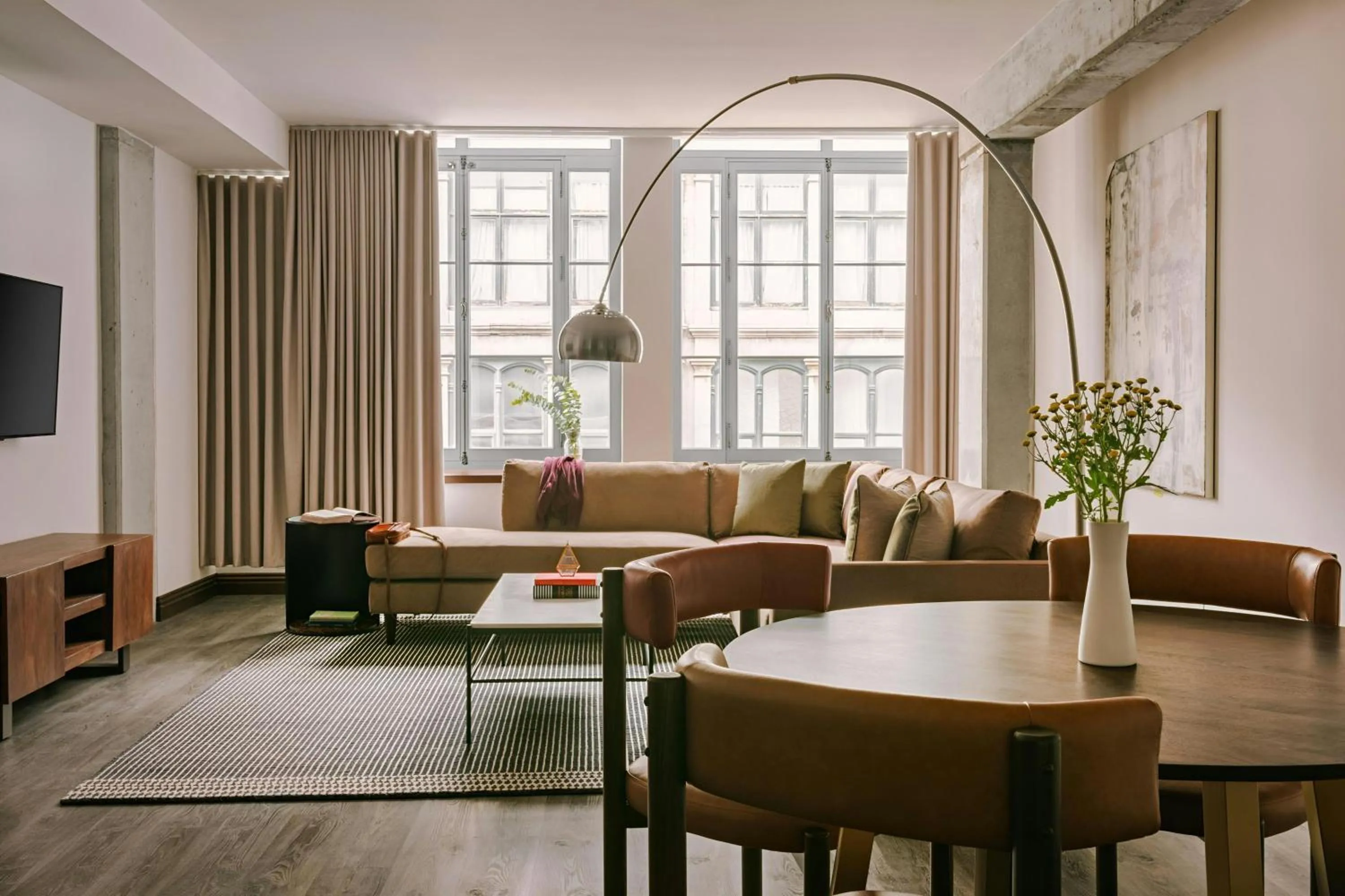 Living room in Sonder by Marriott Bonvoy Lambert Apartments Old Montreal