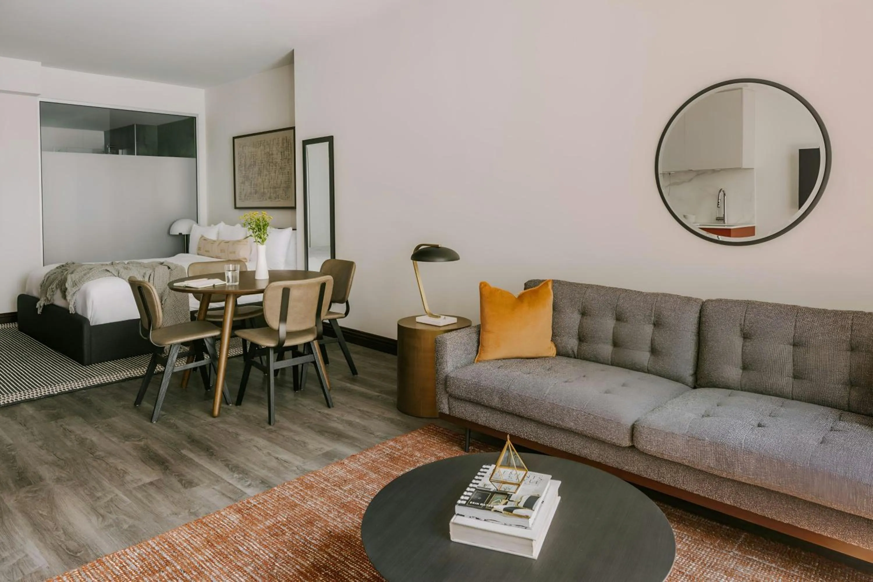 Living room, Bed in Sonder by Marriott Bonvoy Lambert Apartments Old Montreal