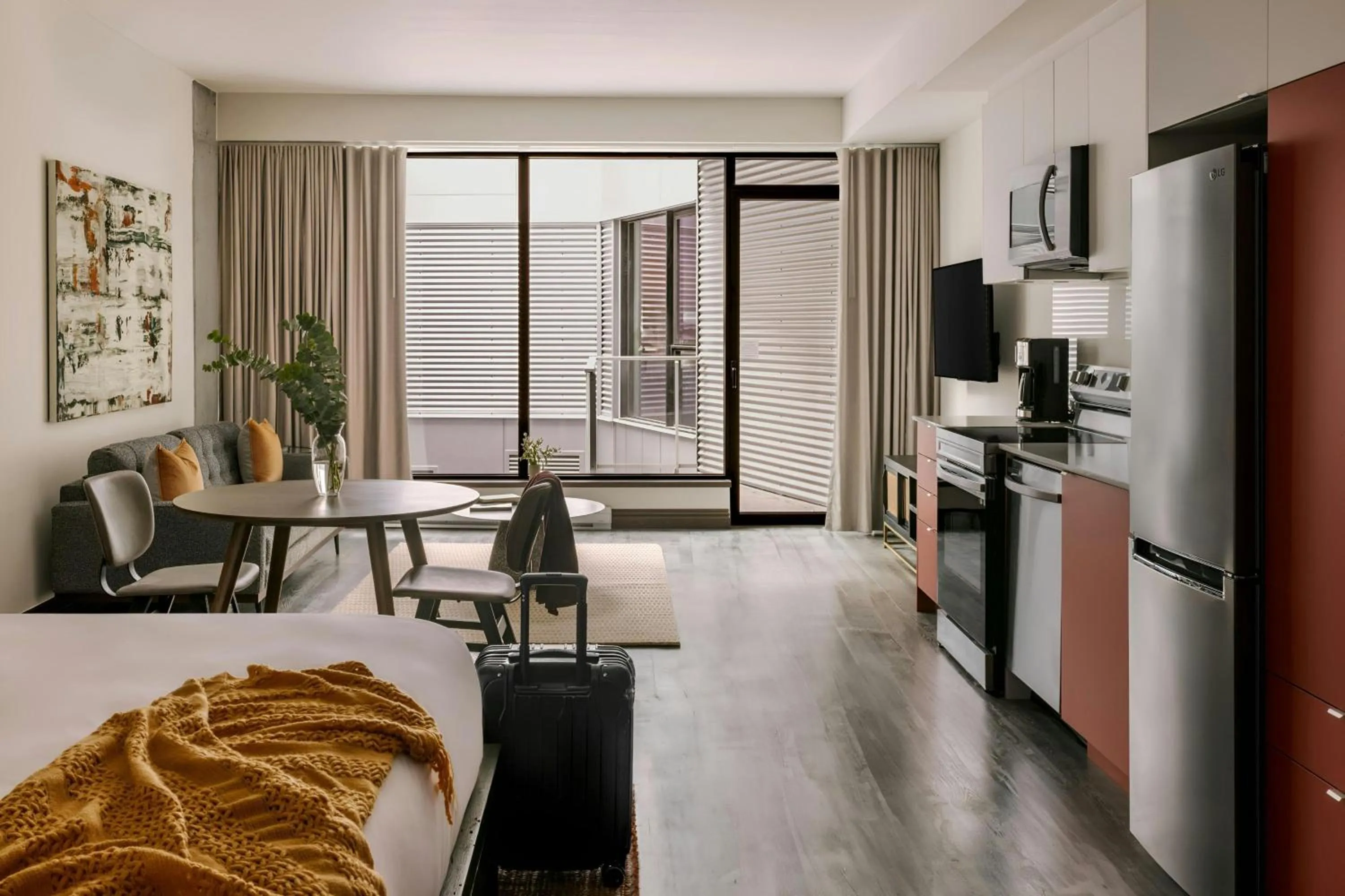 Living room in Sonder by Marriott Bonvoy Lambert Apartments Old Montreal