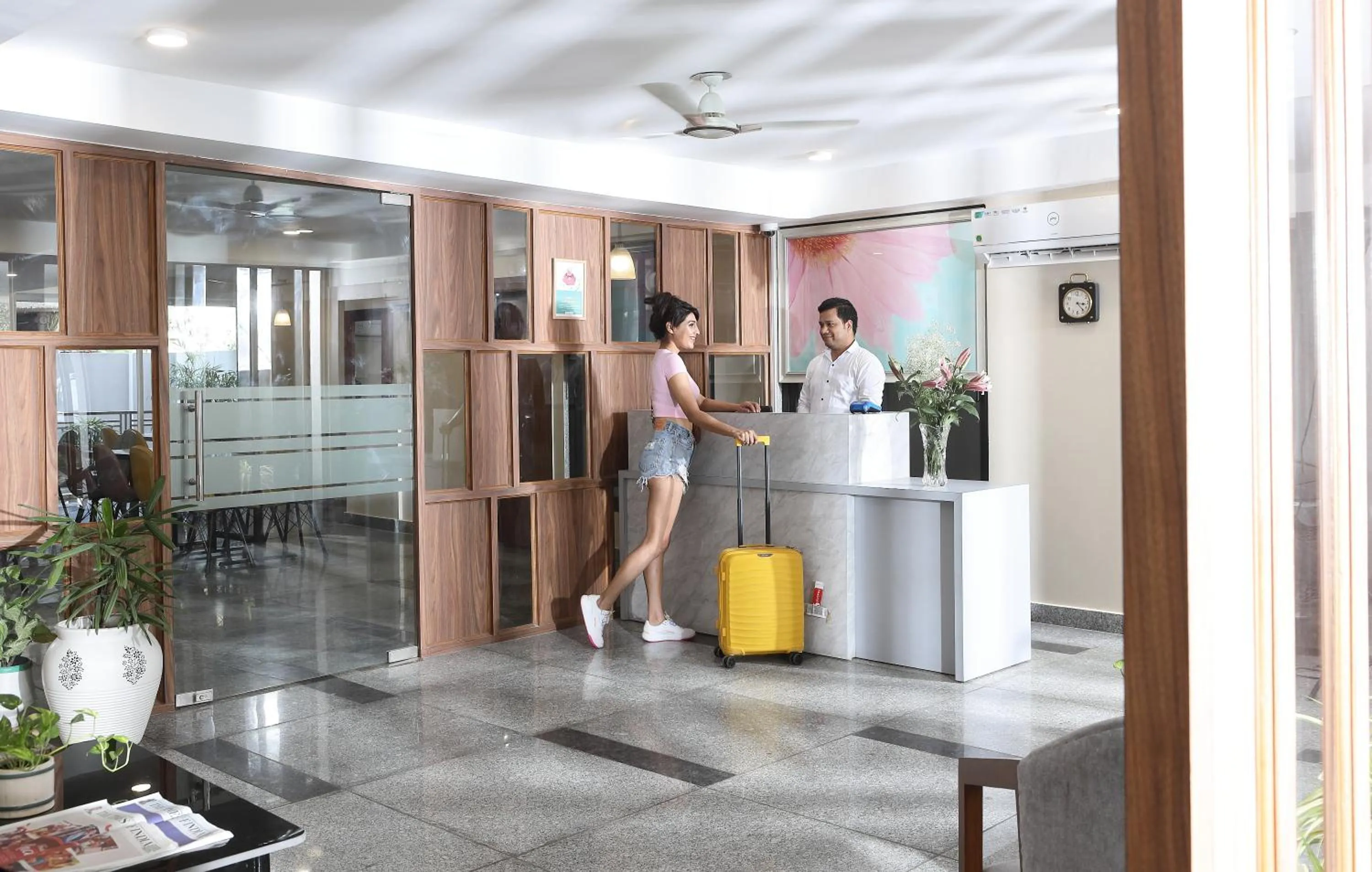 Lobby or reception in Perch Arbor Cyber City