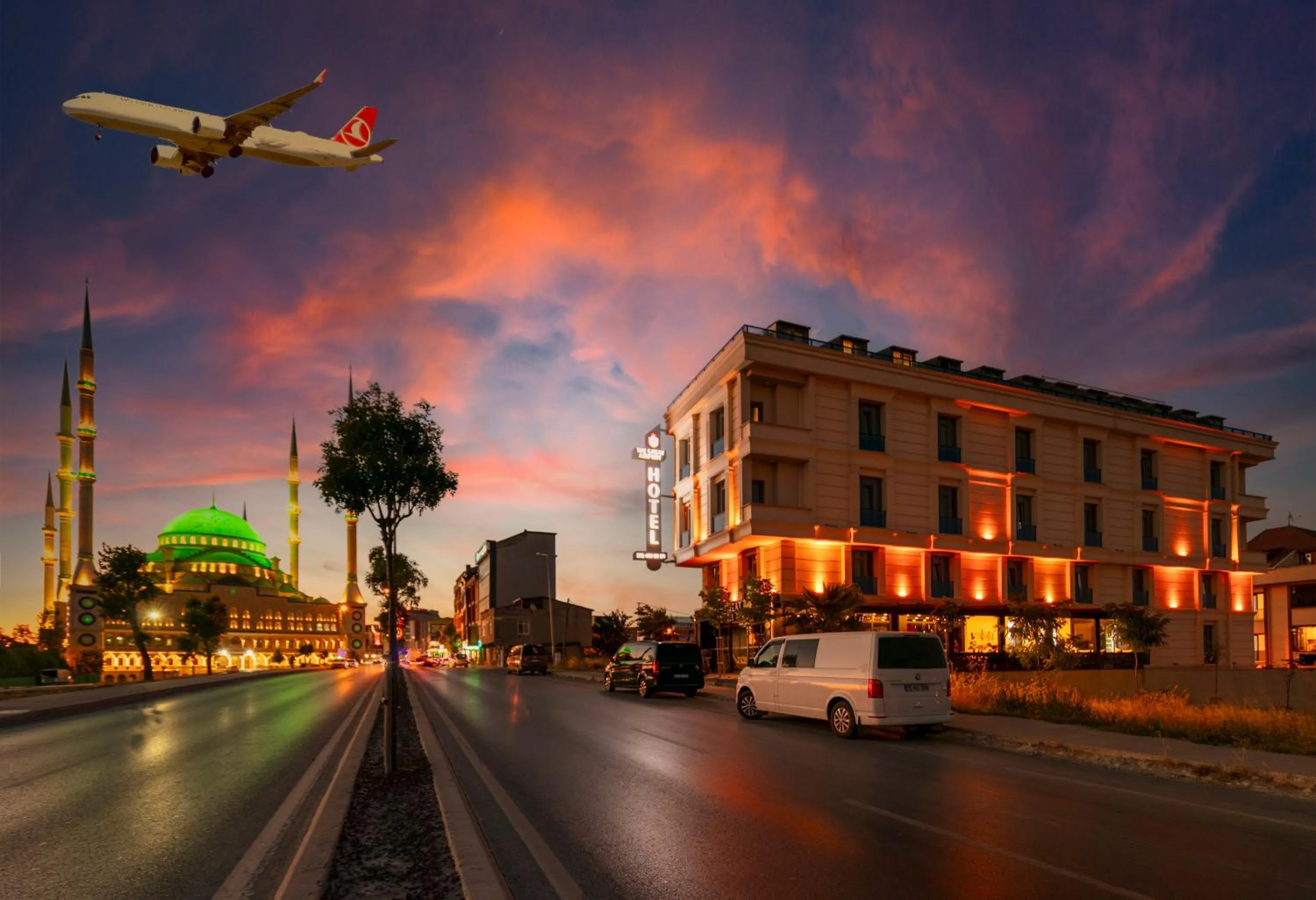 Property building in The Great Airport Hotel & Restaurant