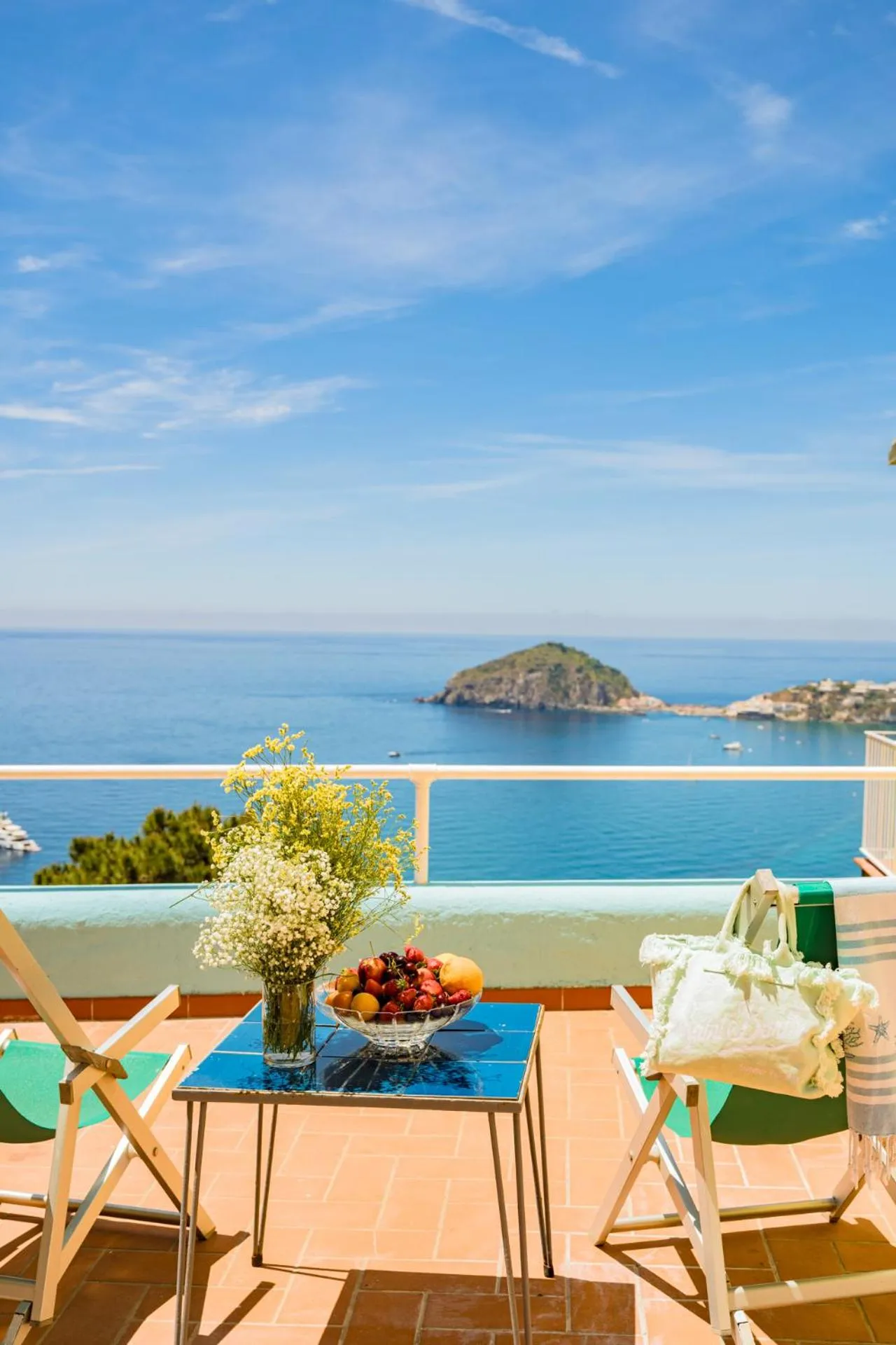 Patio in Hotel Sunset Green