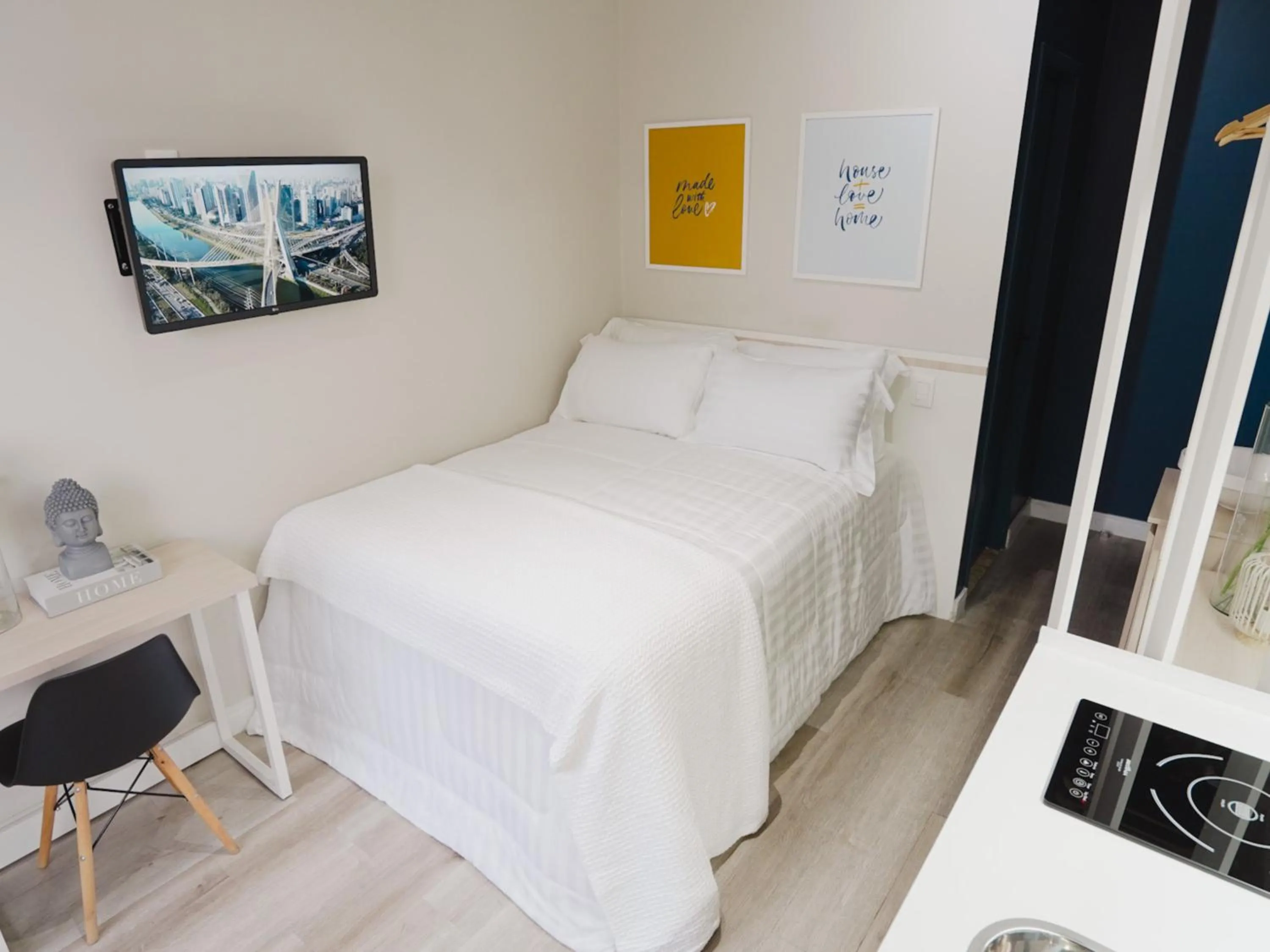 Bed in Apê Metrô Paraíso